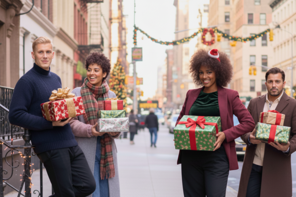 Ge bort mjuka julklappar i jul