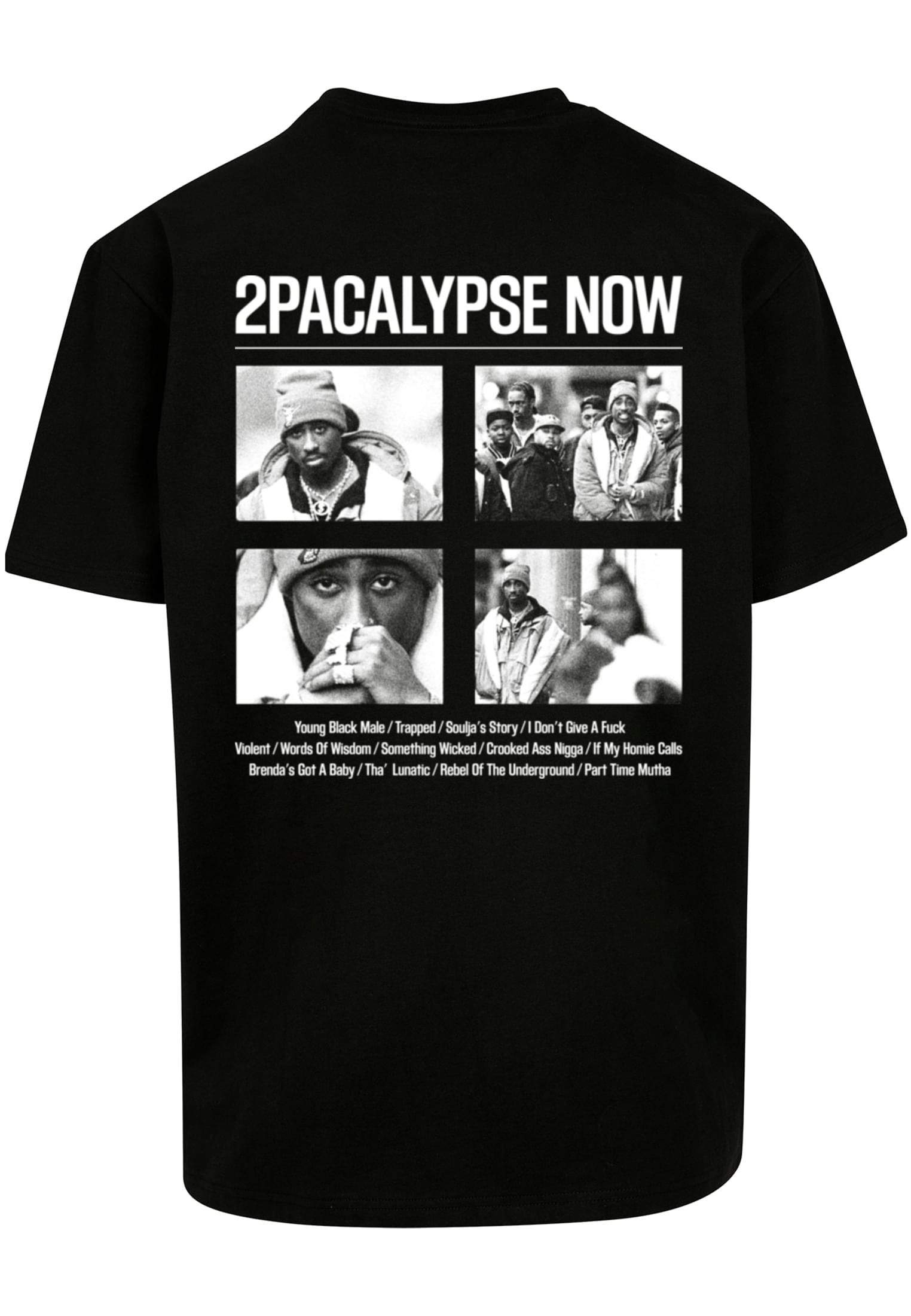 2Pac - 2Pacalypse Now Oversize Tee black XXL - workoutbrands.com