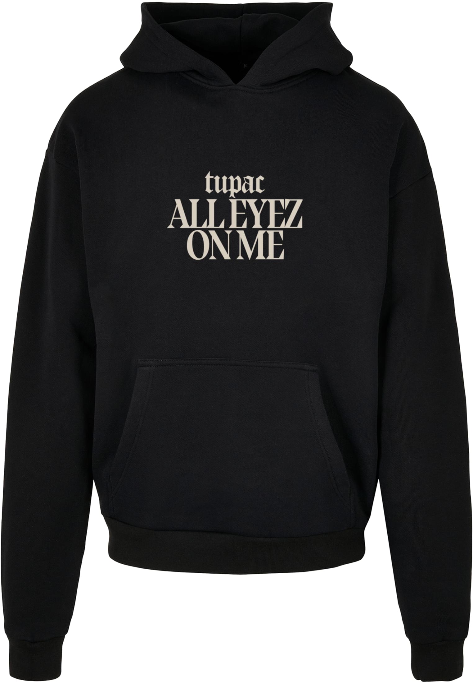 2Pac All Eyez on me Tracklist Ultra Heavy Oversize Hoodie black XXL - workoutbrands.com