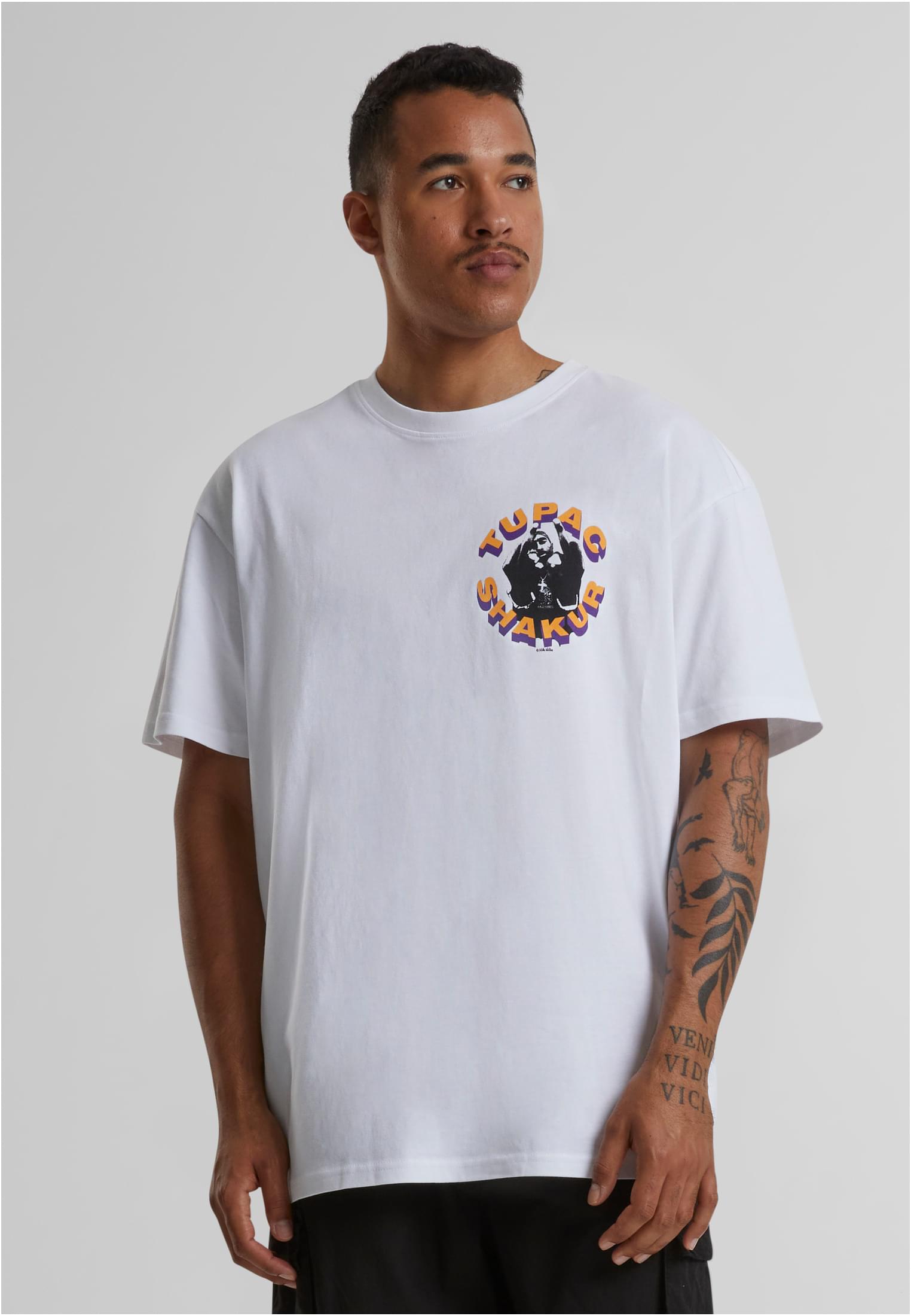 2Pac Toss it up Oversize Tee white XXL - workoutbrands.com
