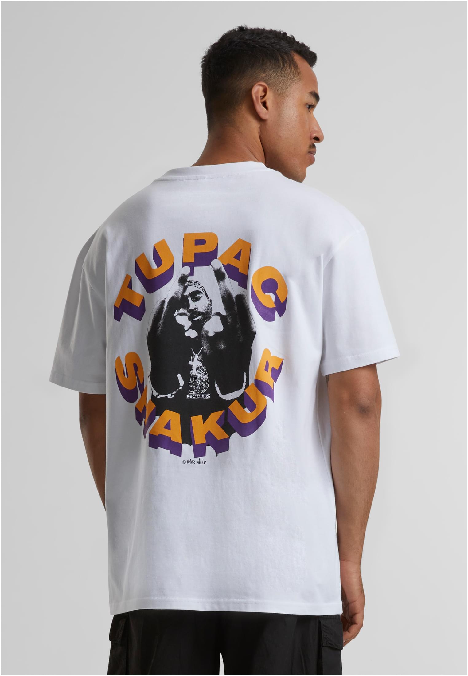 2Pac Toss it up Oversize Tee white XXL - workoutbrands.com