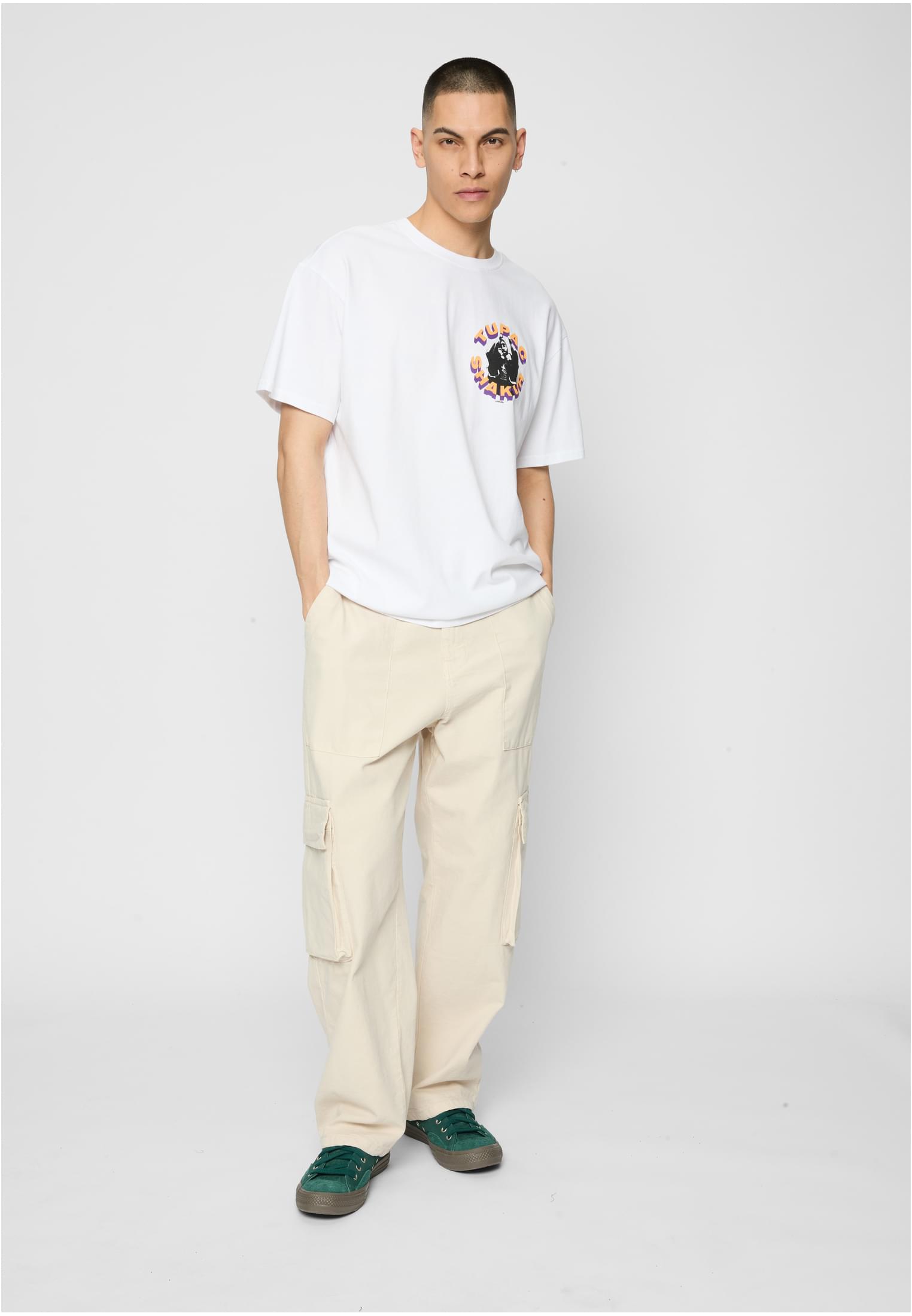 2Pac Toss it up Oversize Tee white XXL - workoutbrands.com