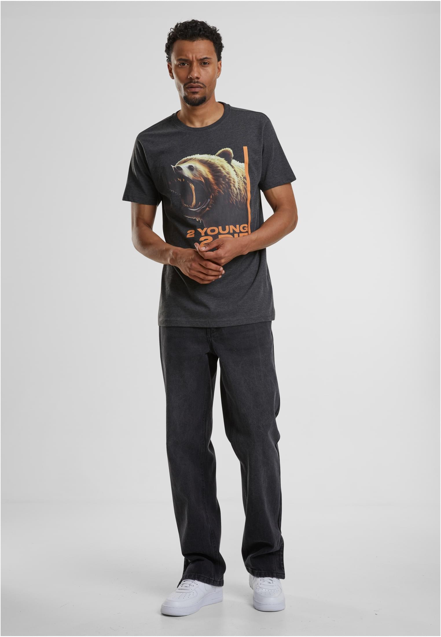 2 Young 2 Die Tee charcoal XXL - workoutbrands.com