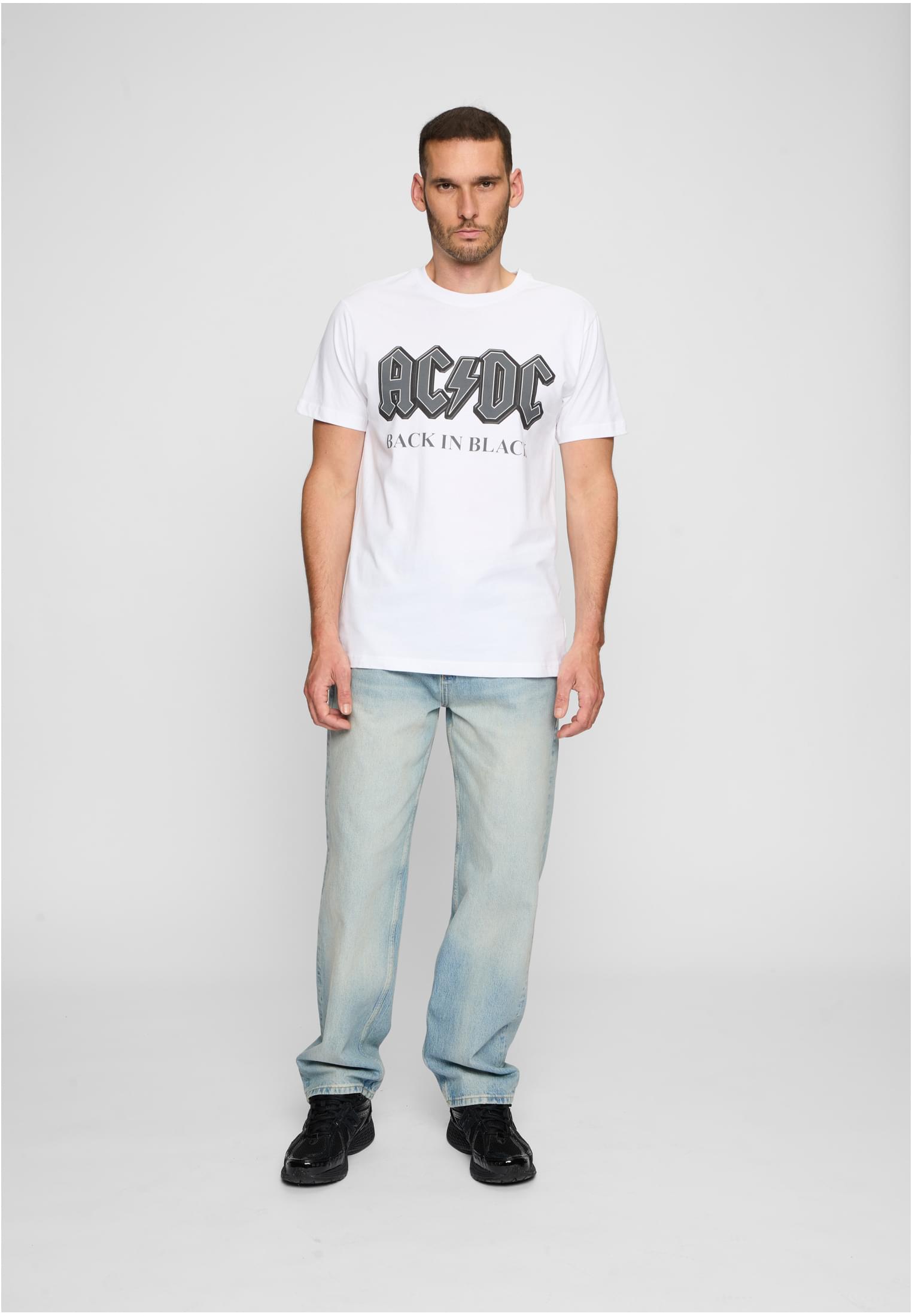 ACDC Back In Black Tee white XXL - workoutbrands.com