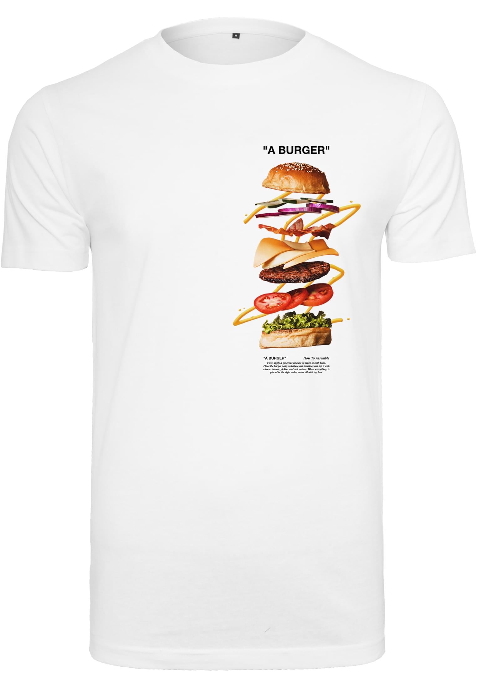 A Burger Tee white XXL - workoutbrands.com
