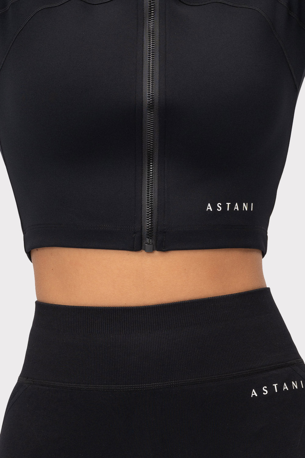 A CHIC Cropped Jacket - Black - workoutbrands.com