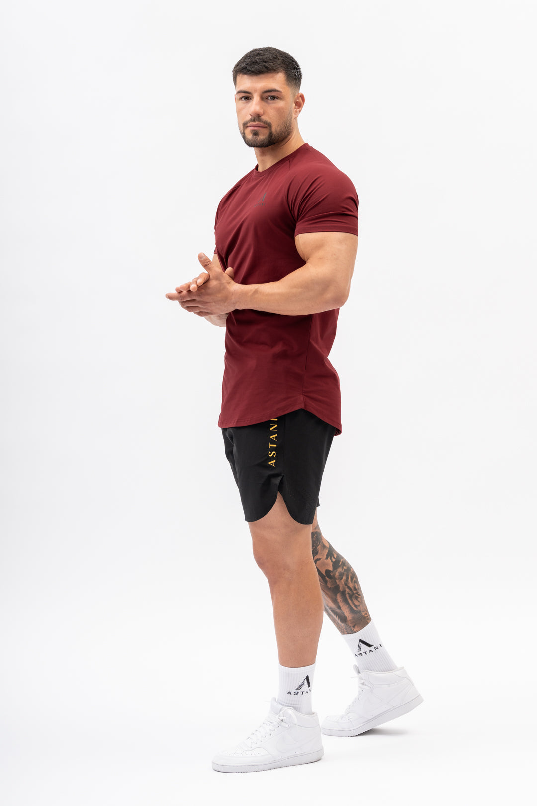 A CODE T-Shirt - Burgundy - workoutbrands.com