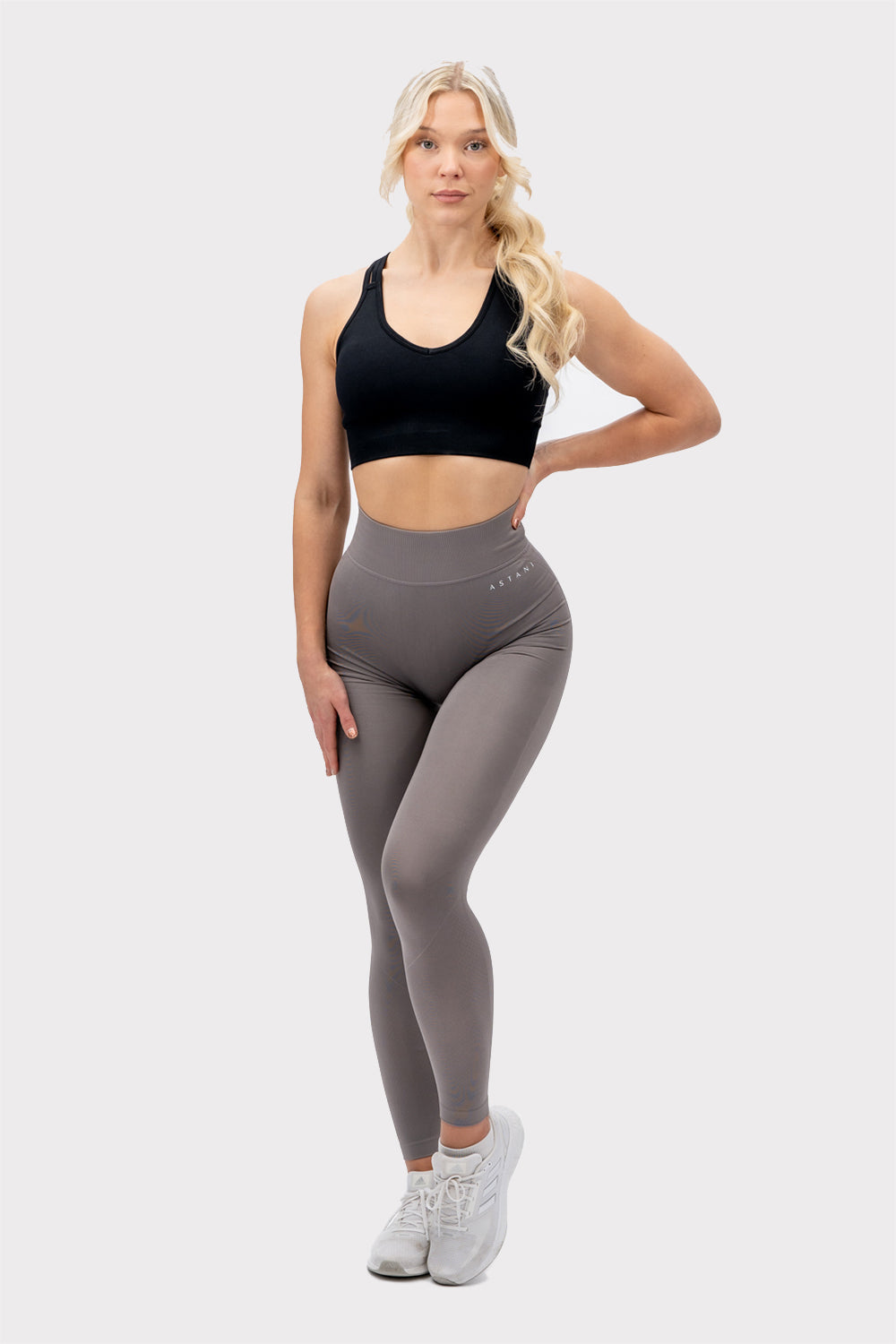 A EVE Seamless Tights - Khaki - workoutbrands.com