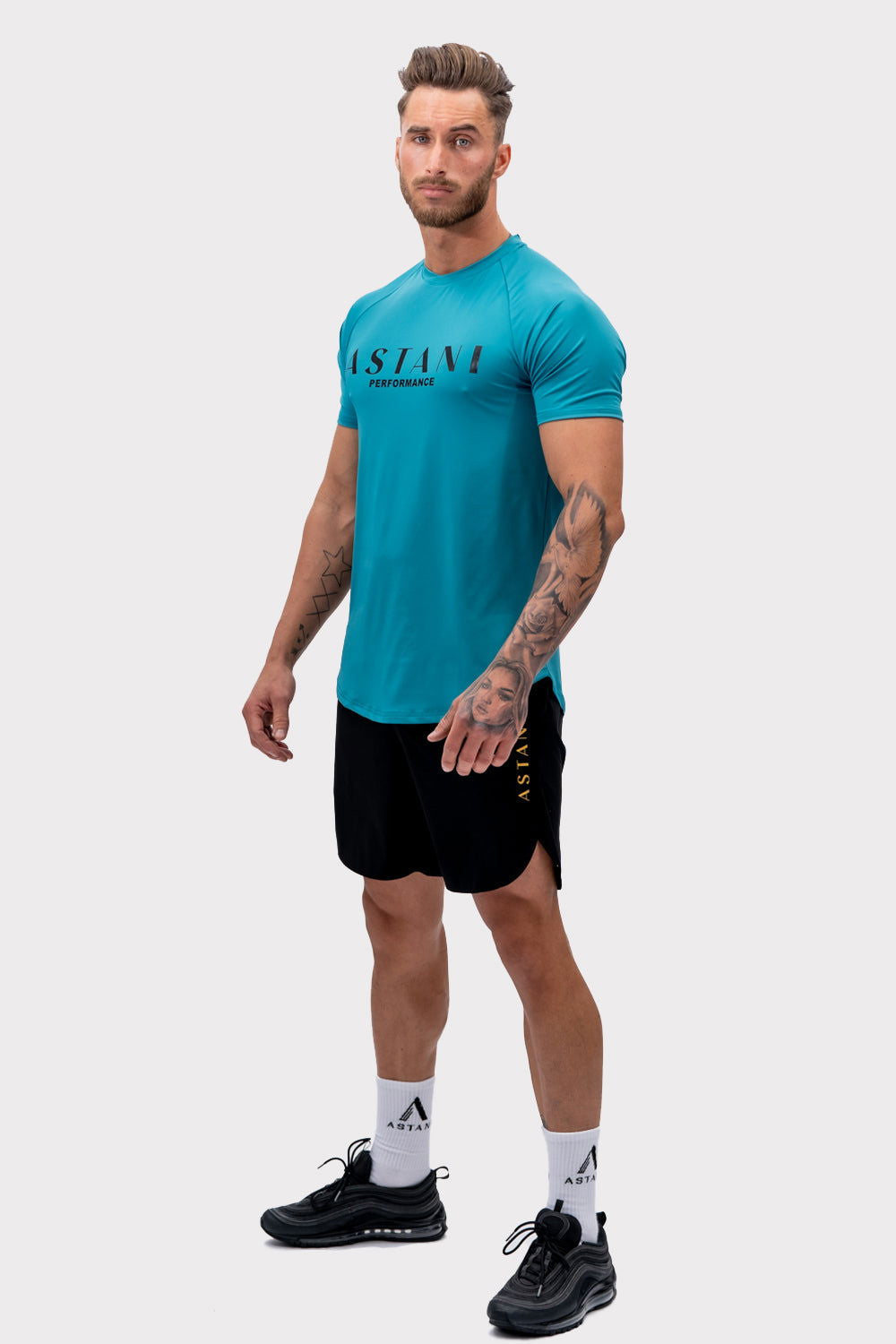 A Forza T-Shirt - Teal - workoutbrands.com