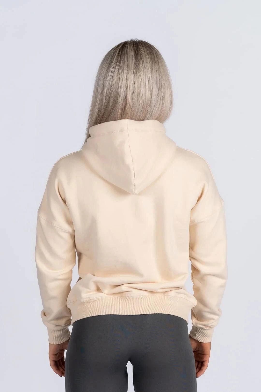 A Harmony Hoodie - Beige - workoutbrands.com