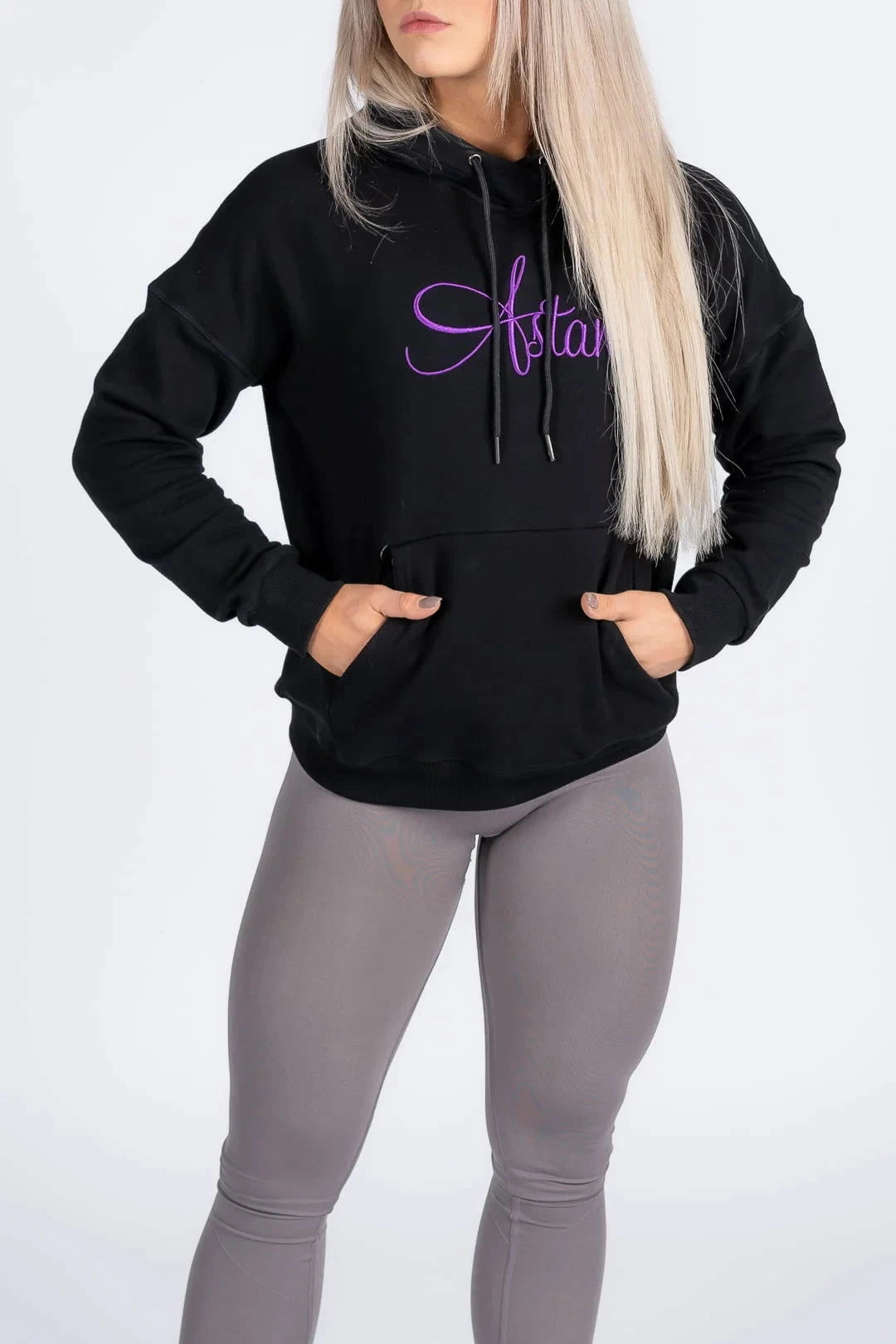 A Harmony Hoodie - Black - workoutbrands.com