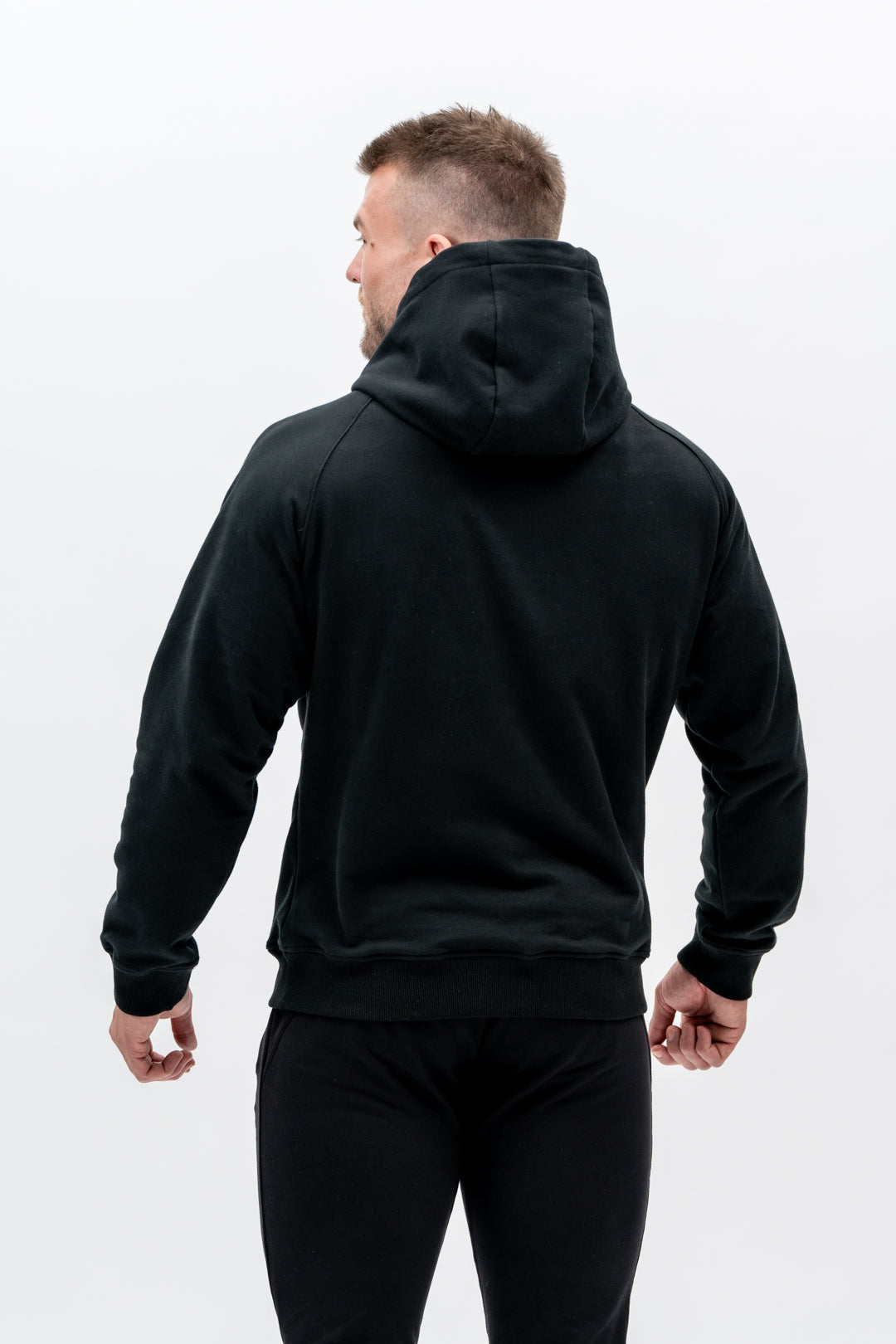 A MASSIMO Hoodie - Black - workoutbrands.com