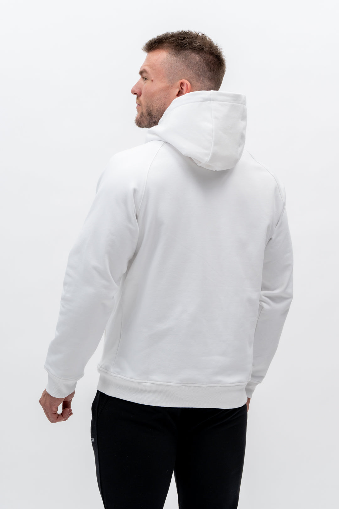 A MASSIMO Hoodie - White - workoutbrands.com