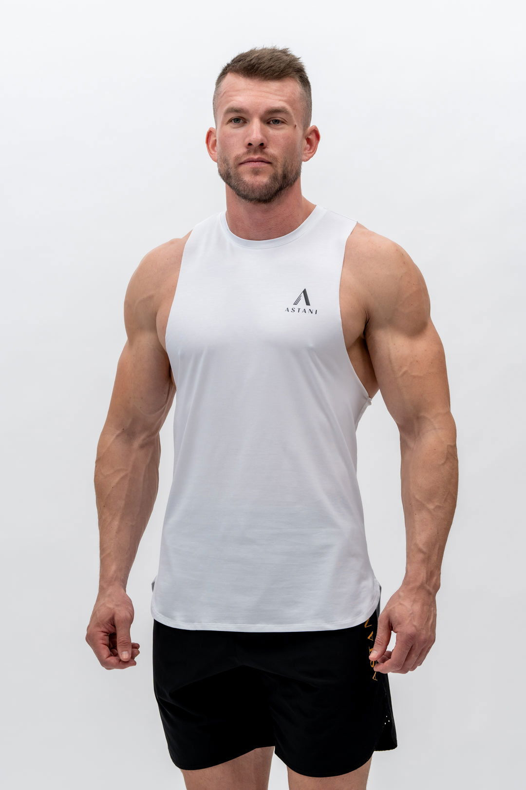 A Meta Tank Top - White - workoutbrands.com