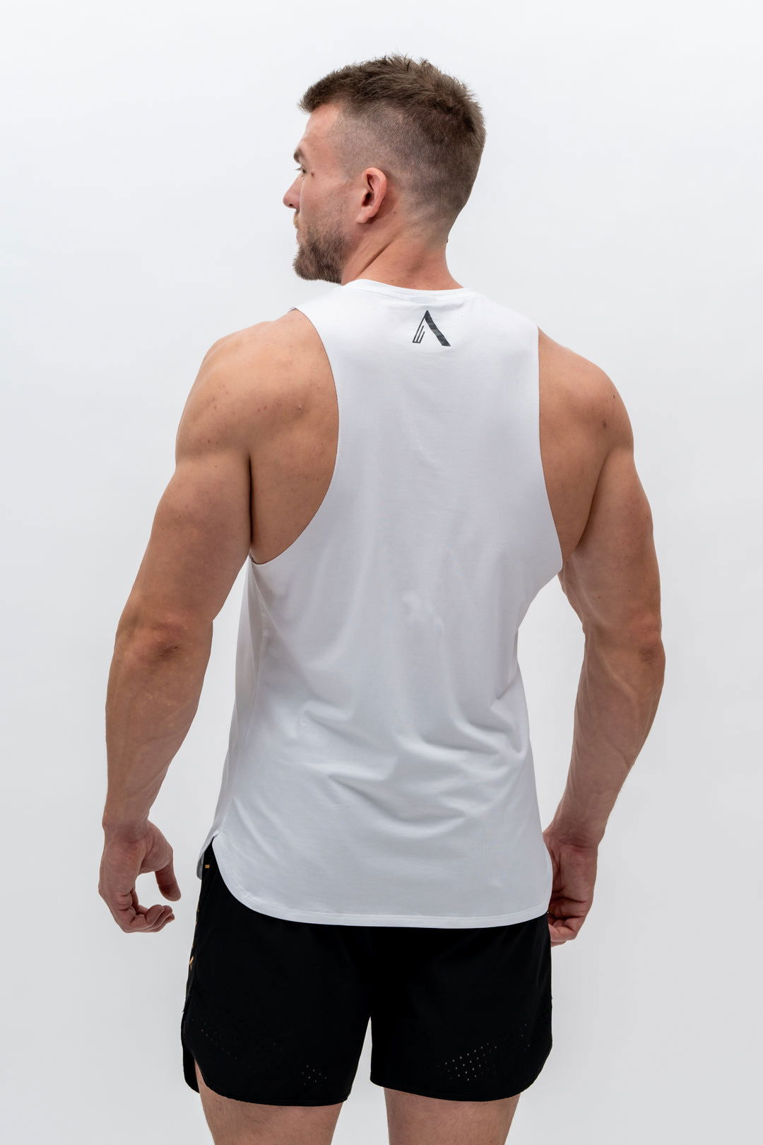A Meta Tank Top - White - workoutbrands.com