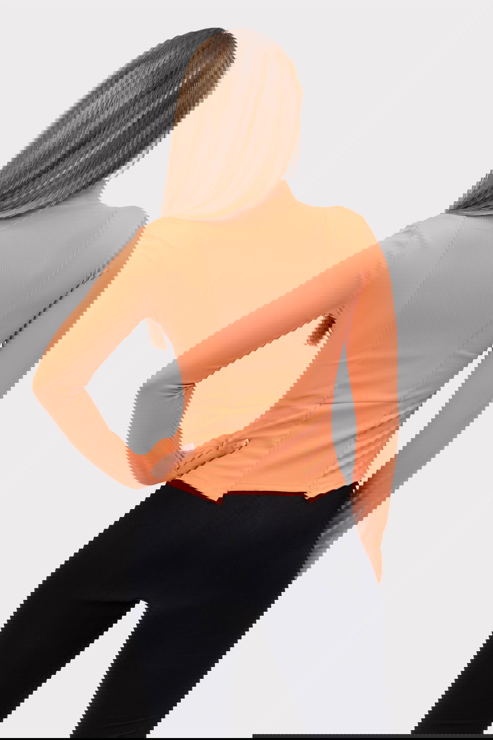 A SLEEK Zip Jacket - Coral - workoutbrands.com