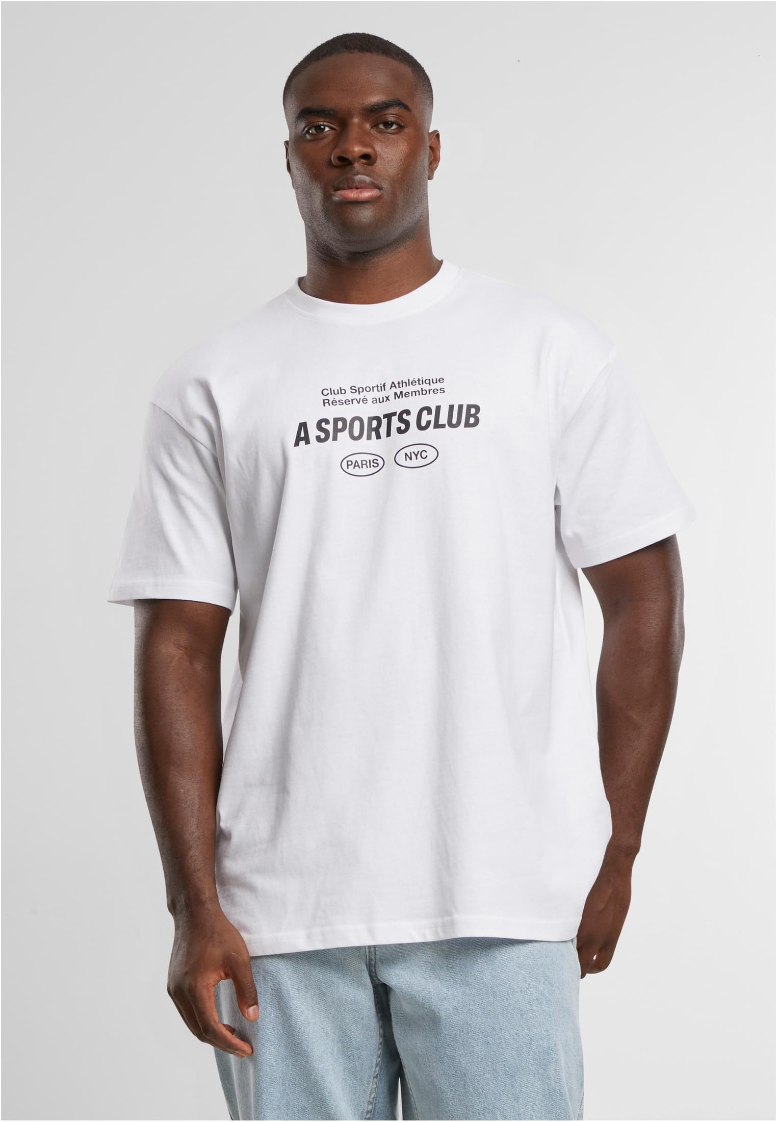 A Sportsclub Oversize Tee white XXL - workoutbrands.com
