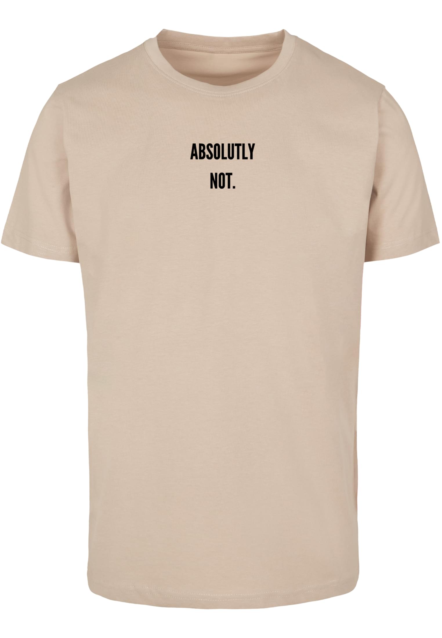 Absolutely Not Tee white XXL - workoutbrands.com