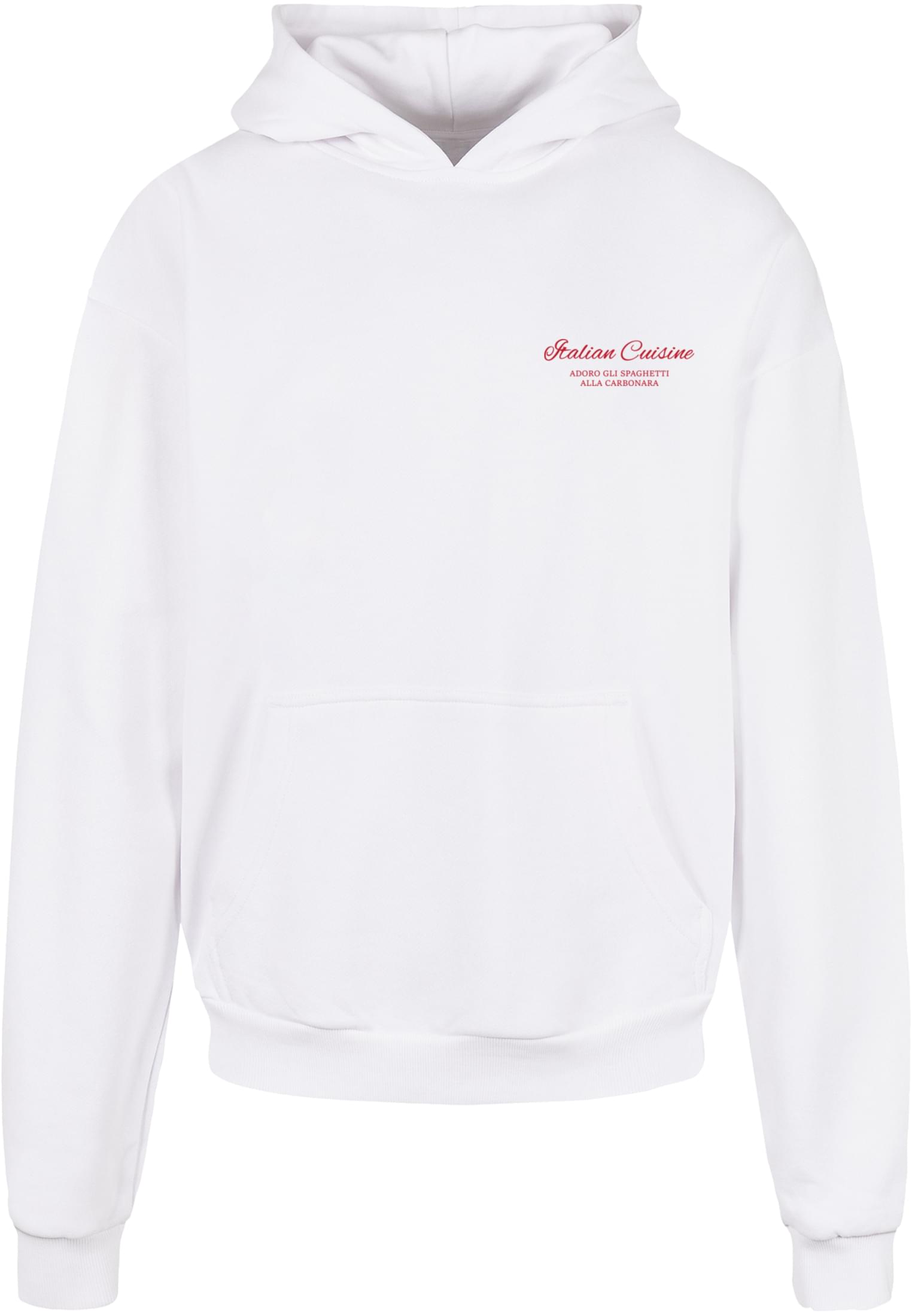 Al Dente Per Favore Oversized Hoody white XXL - workoutbrands.com