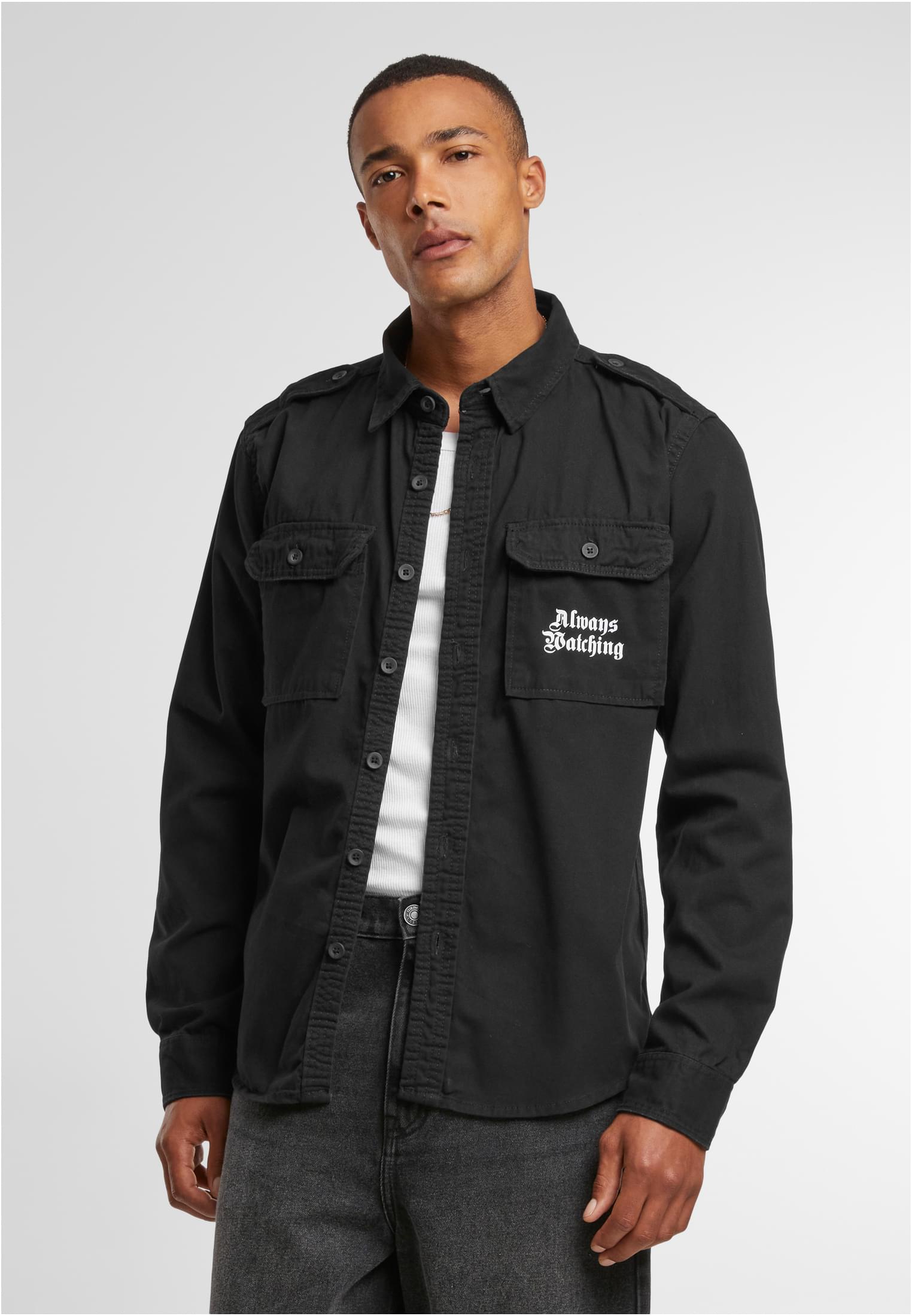 Always Watching Vintage Shirt Longsleeve black XXL - workoutbrands.com