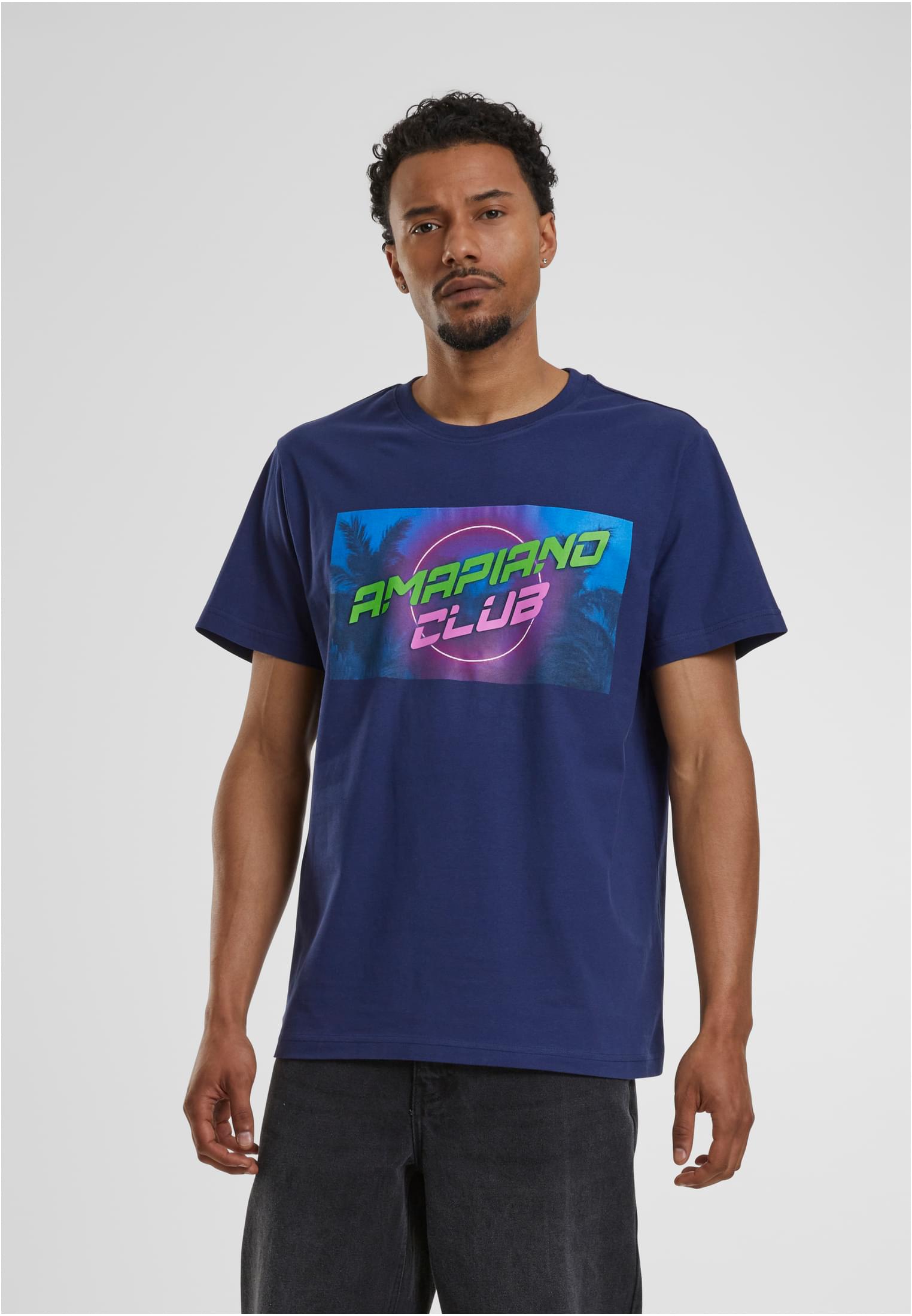 Amapiano Club Tee lightnavy XXL - workoutbrands.com