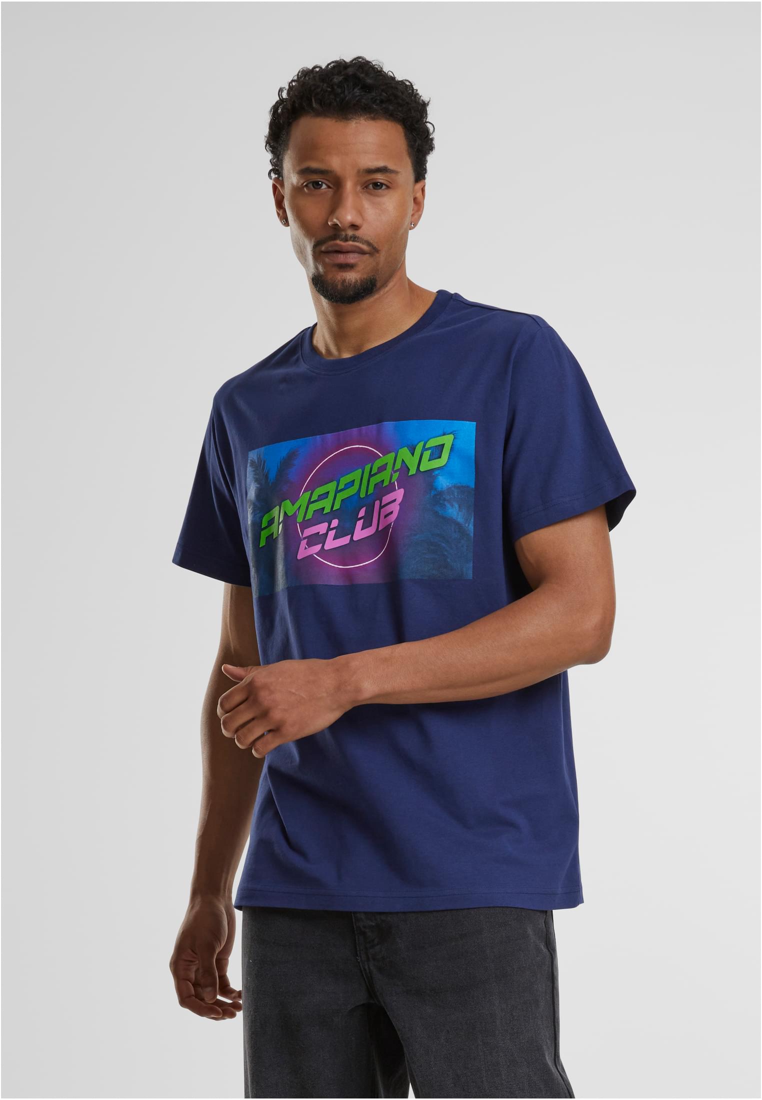 Amapiano Club Tee lightnavy XXL - workoutbrands.com