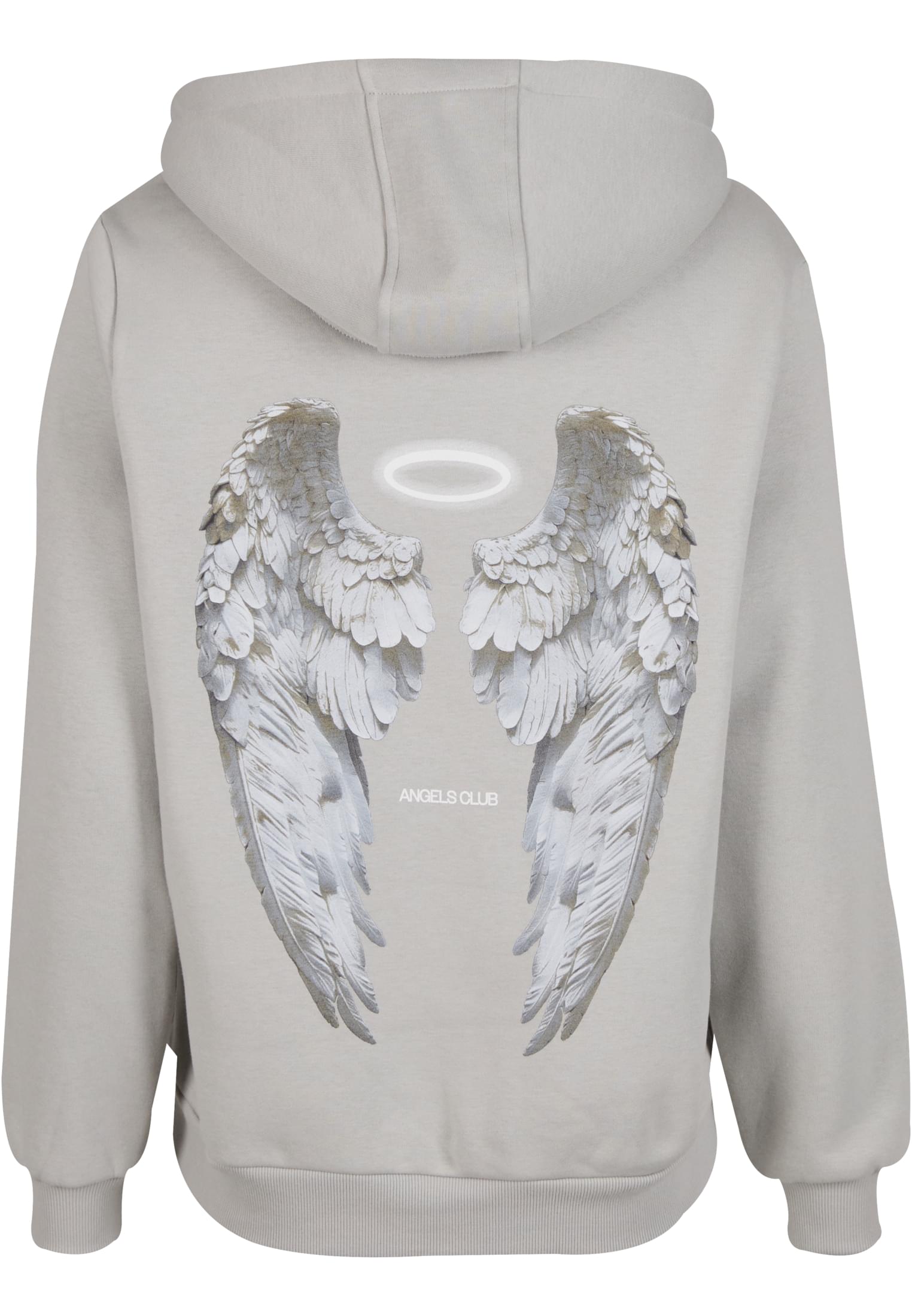 Angels Club Ladies Fluffy Hoody lightasphalt XXL - workoutbrands.com