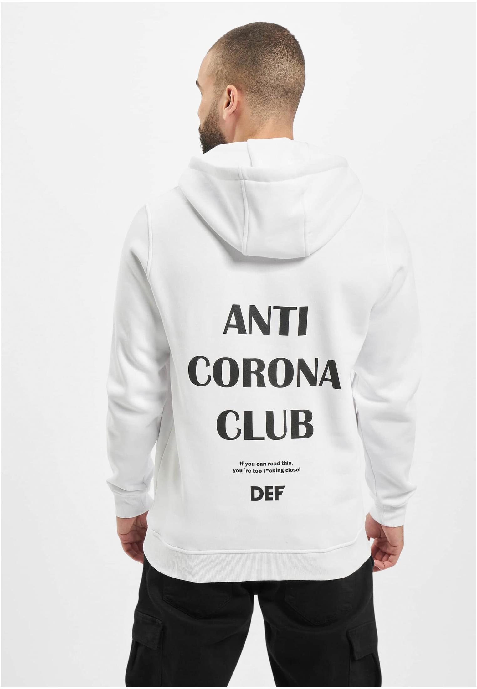 Anti Corona Hoody white XXL - workoutbrands.com