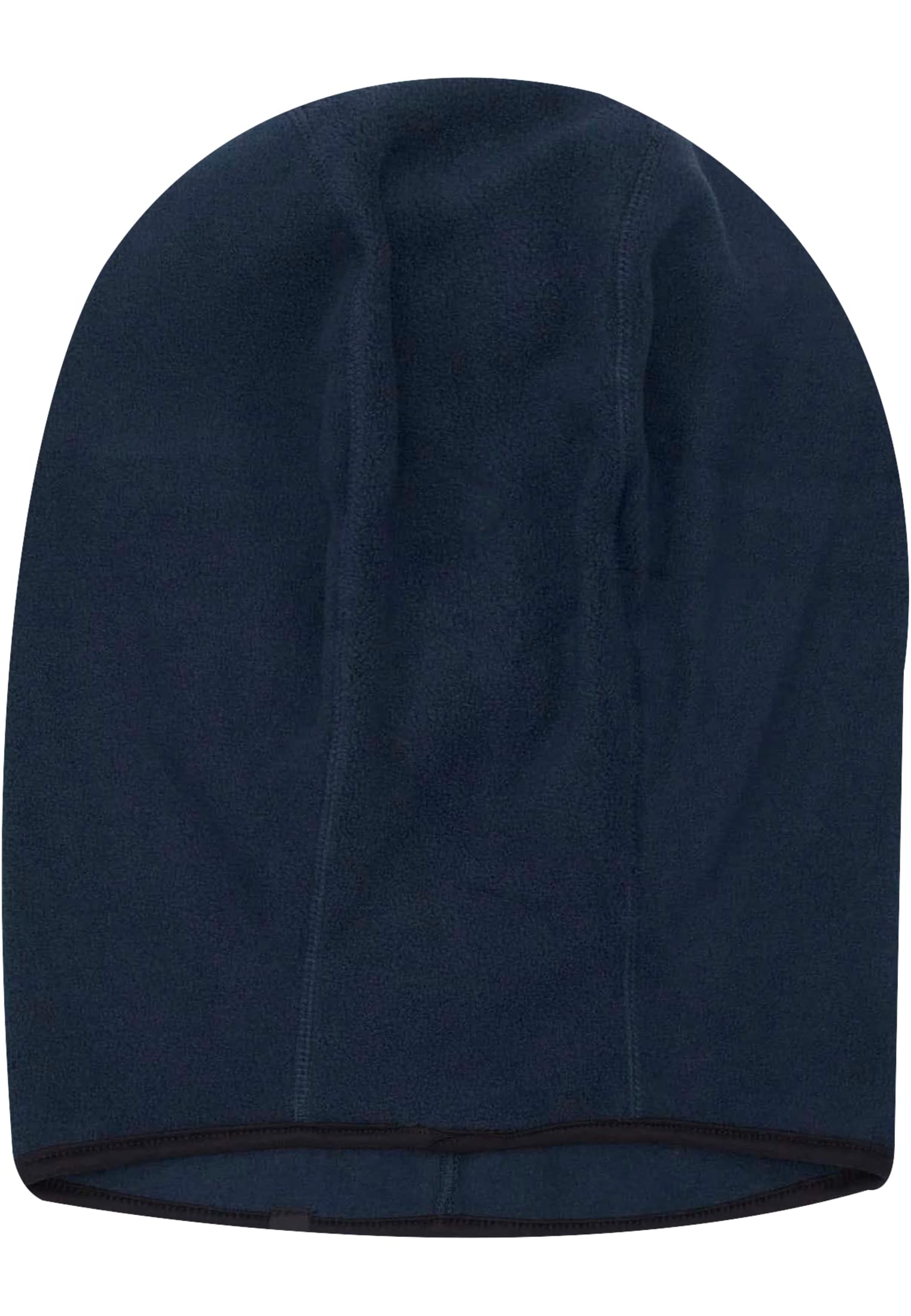 Närbild på en marinblå B Arctic Balaclava i fleecematerial mot vit bakgrund.