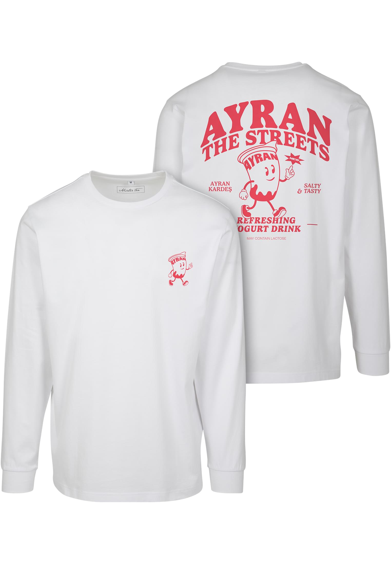 Ayran The Streets Longsleeve white XXL - workoutbrands.com