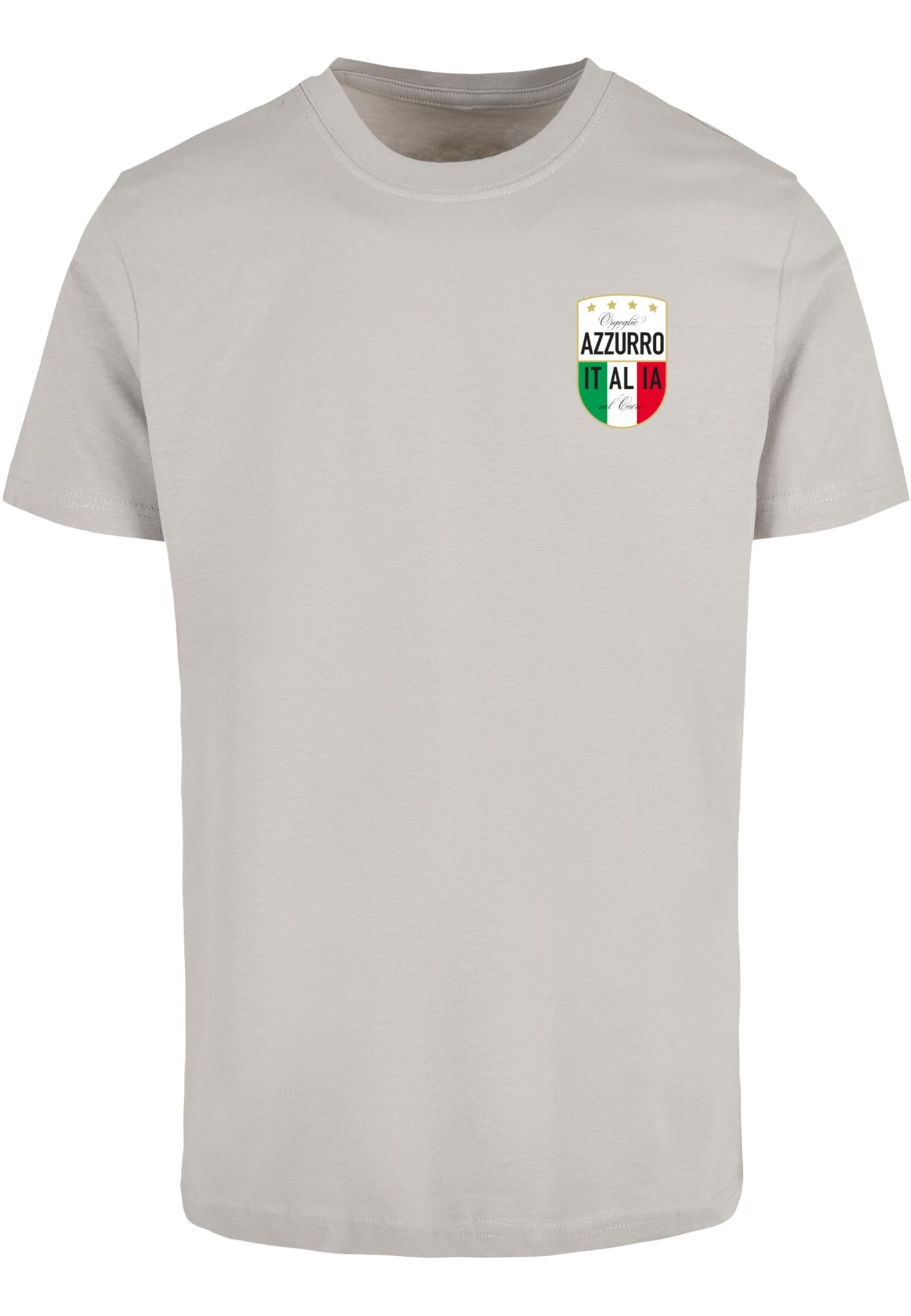 Azurro Italia Crest Tee lightasphalt XXL - workoutbrands.com