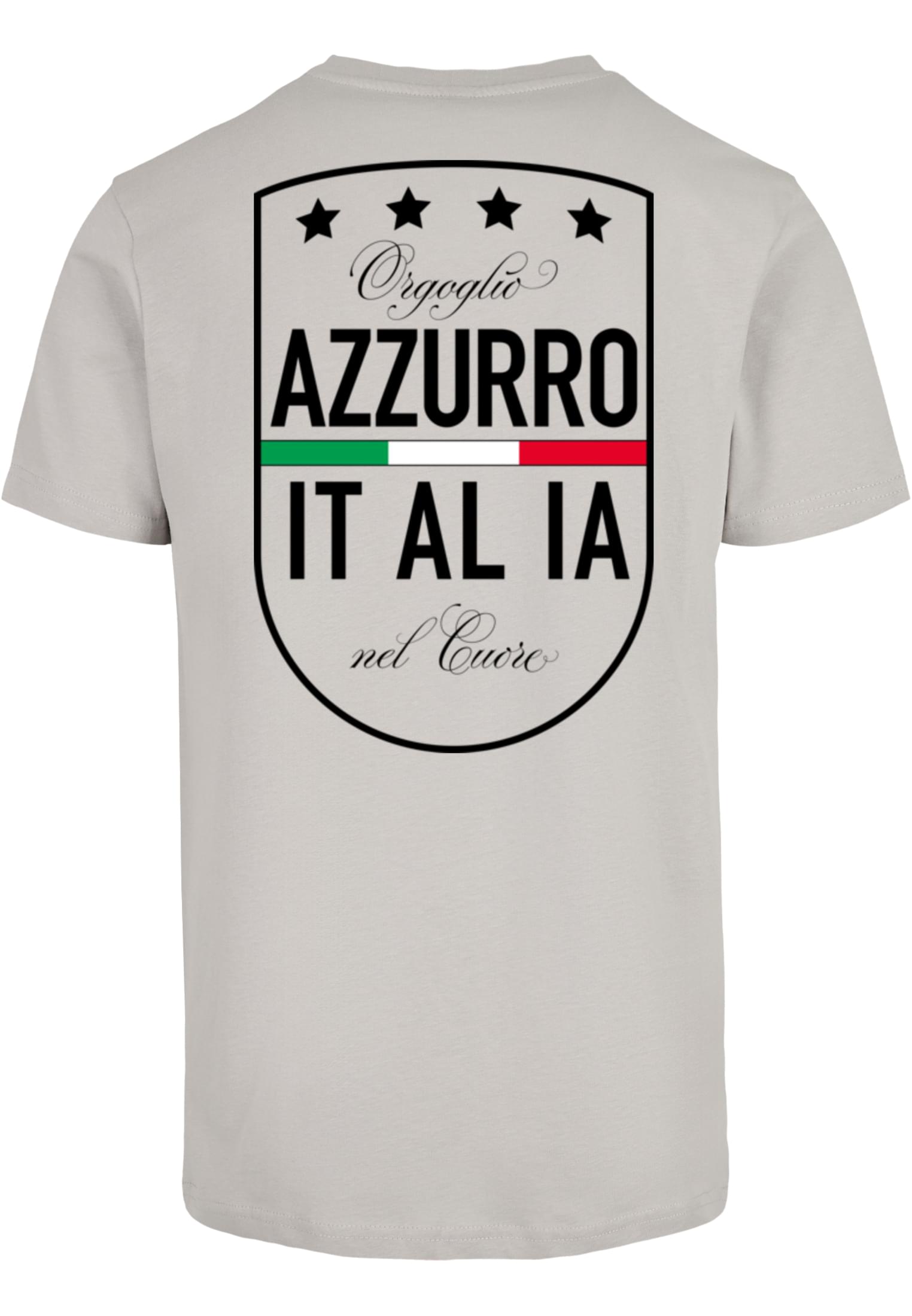 Azurro Italia Crest Tee lightasphalt XXL - workoutbrands.com