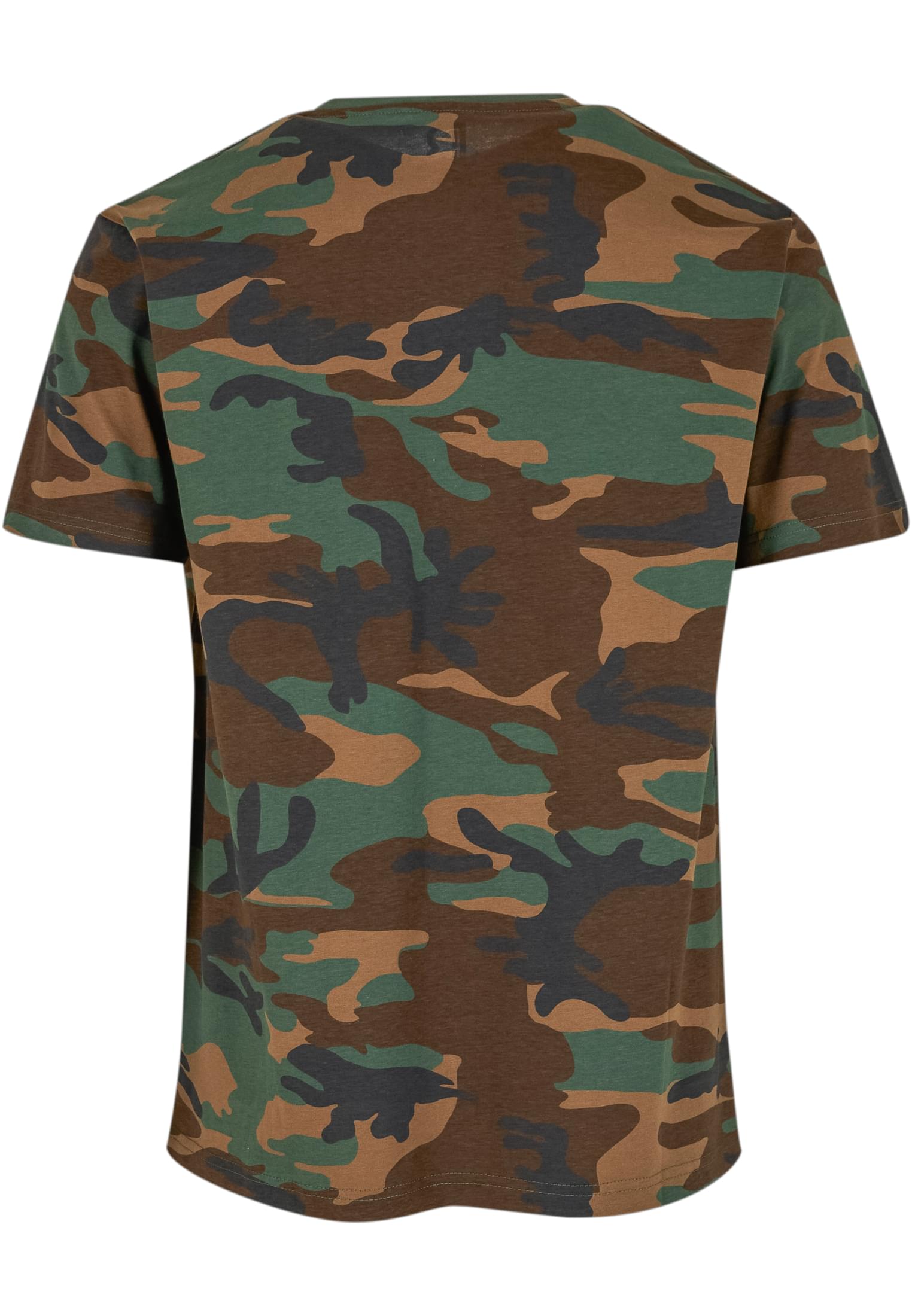 Baksida av Brandit Premium Shirt med kamouflagemönster.