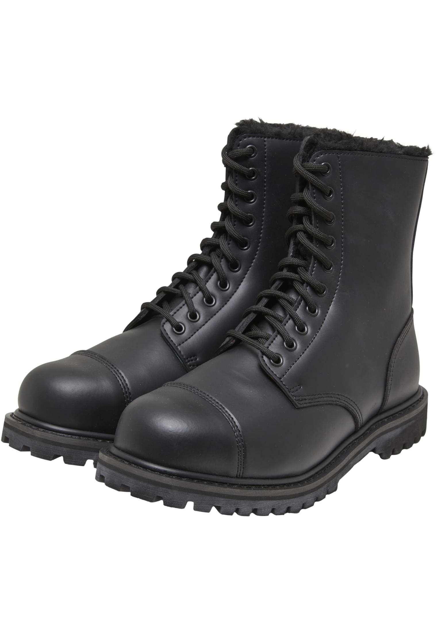 B Phantom Fur Liner 10 Eyelet Boots