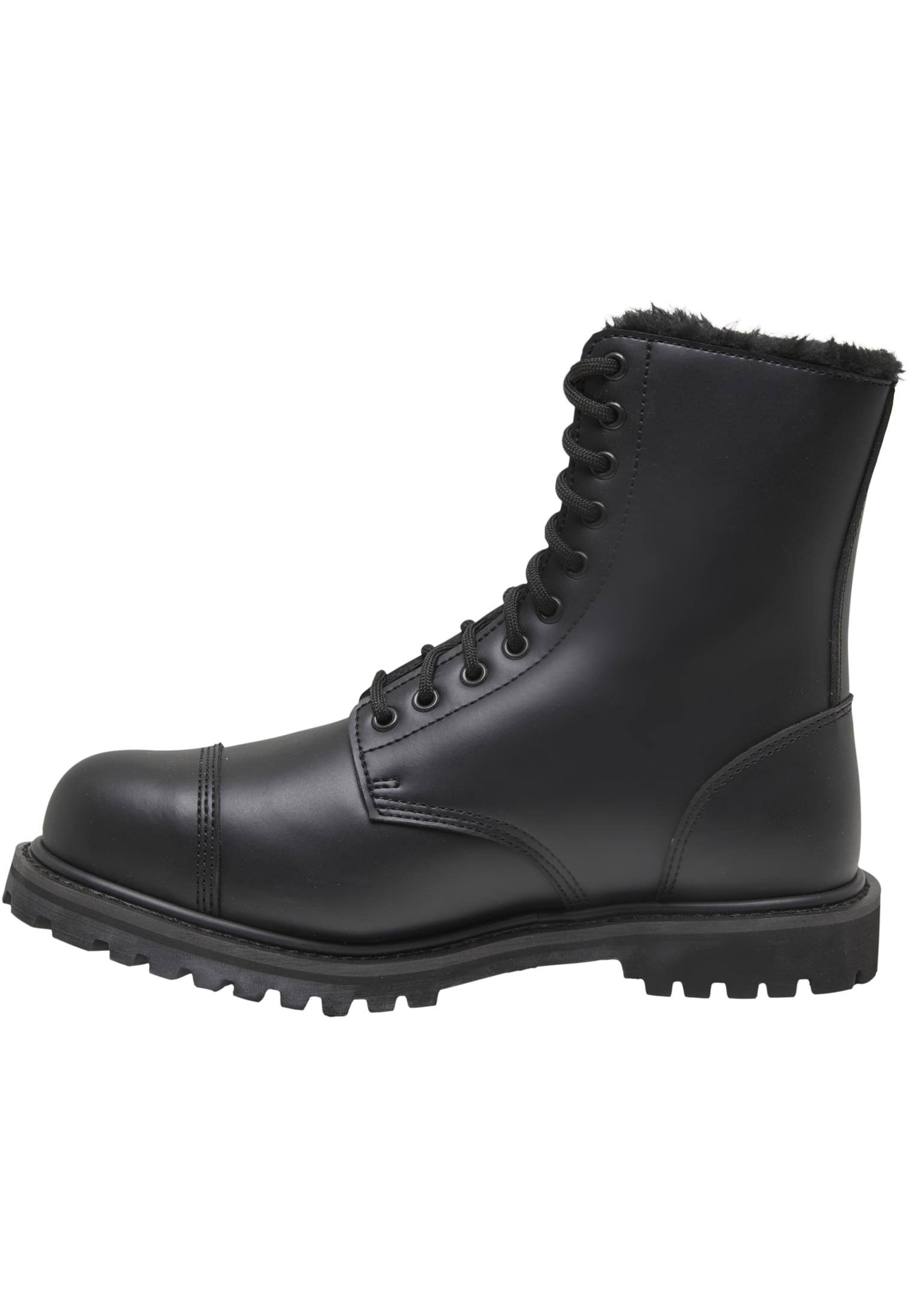 B Phantom Fur Liner 10 Eyelet Boots