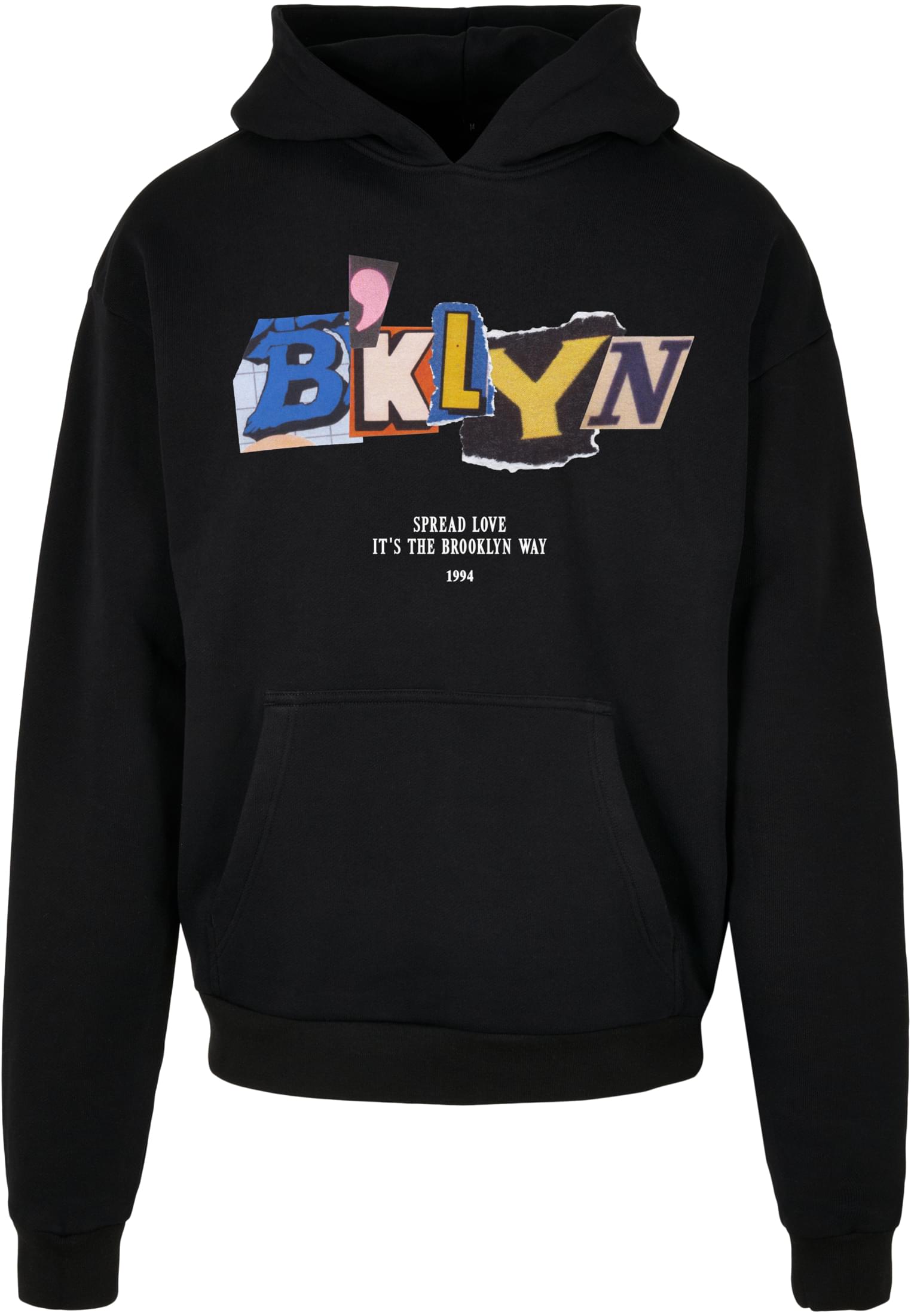 BRKLYN Hoodie black XXL - workoutbrands.com