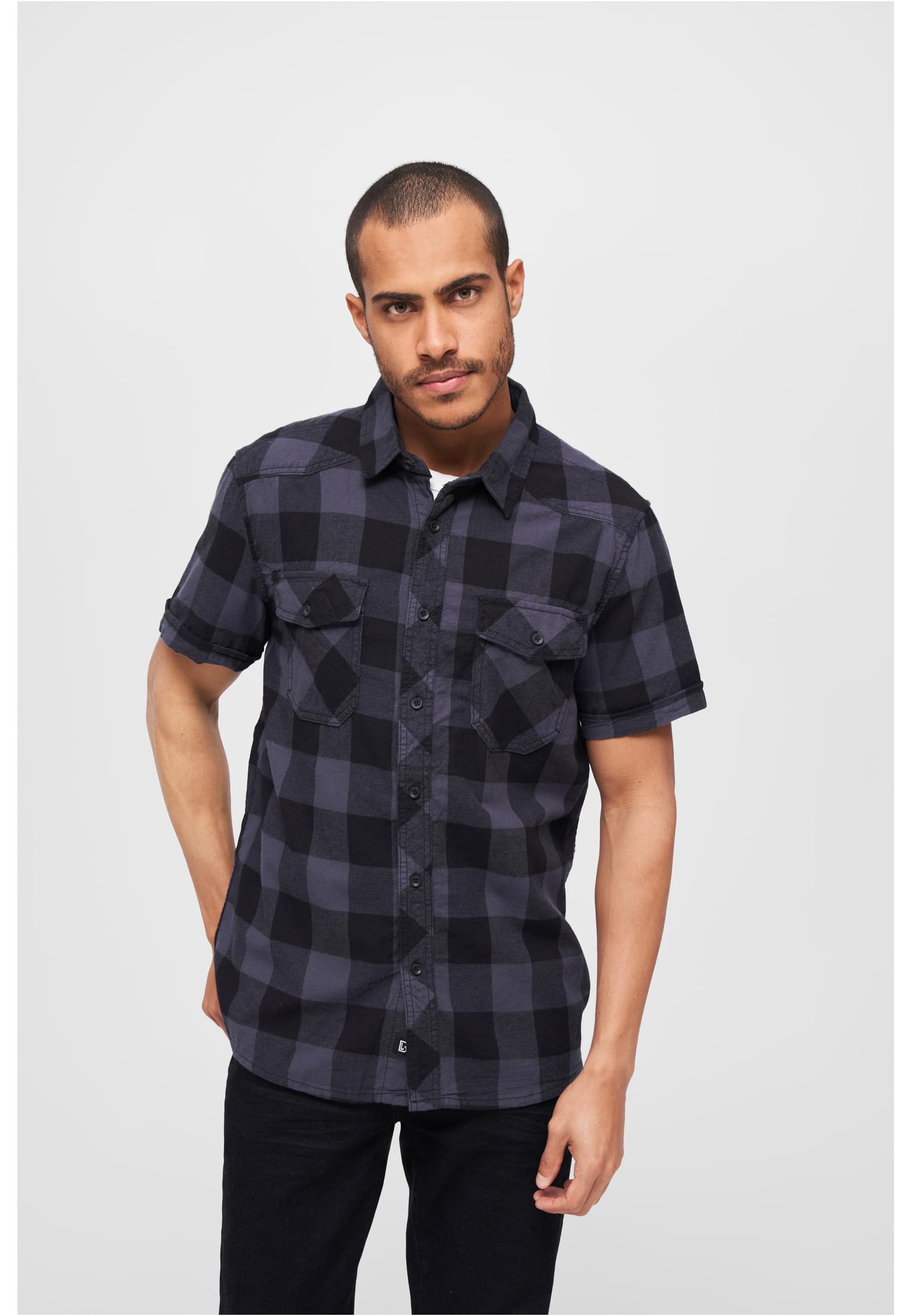 B Checkshirt Halfsleeve - workoutbrands.com