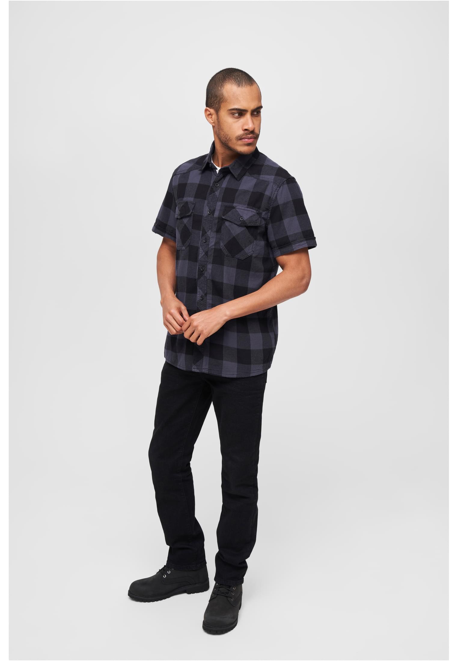 B Checkshirt Halfsleeve - workoutbrands.com