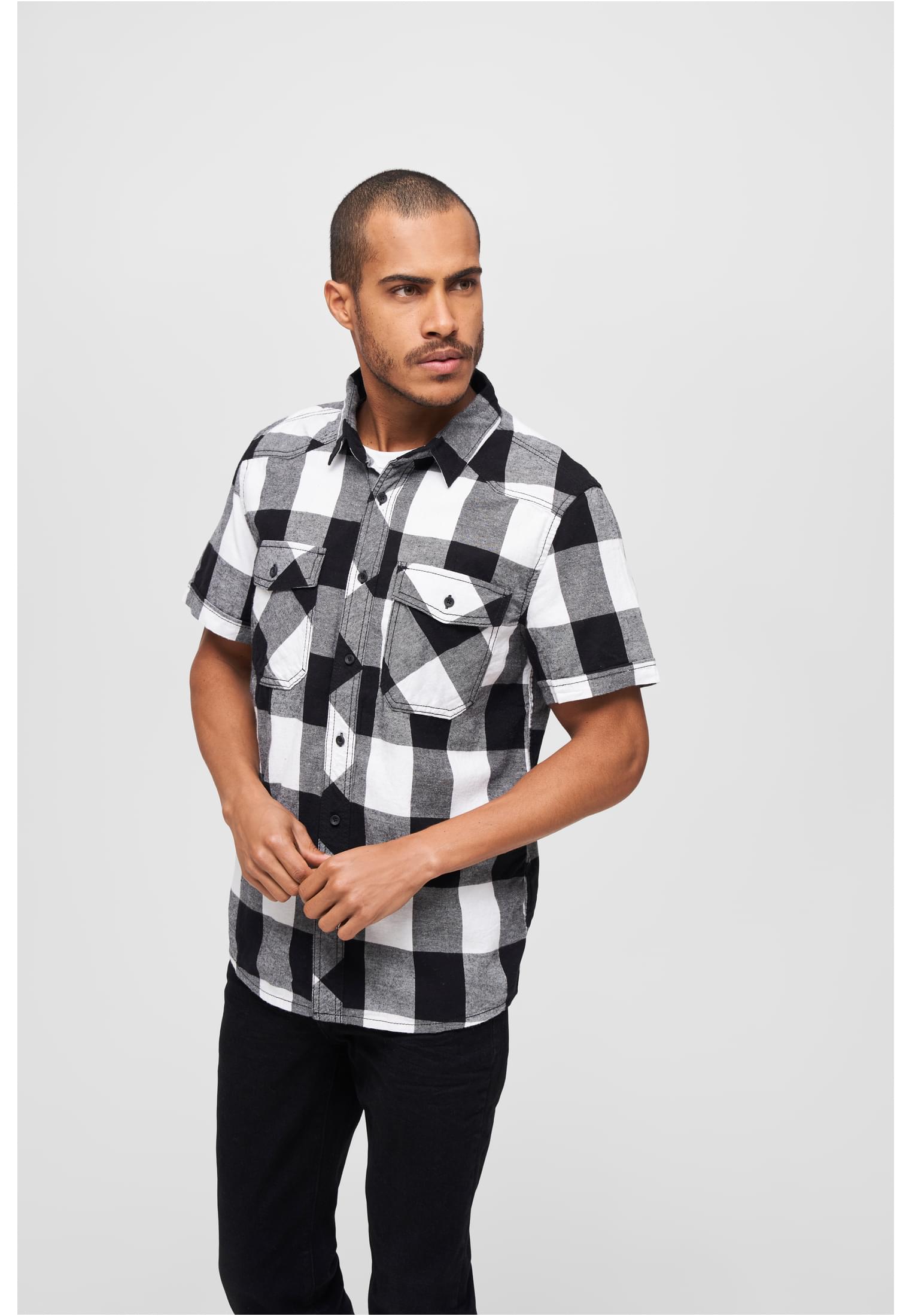 B Checkshirt Halfsleeve - workoutbrands.com