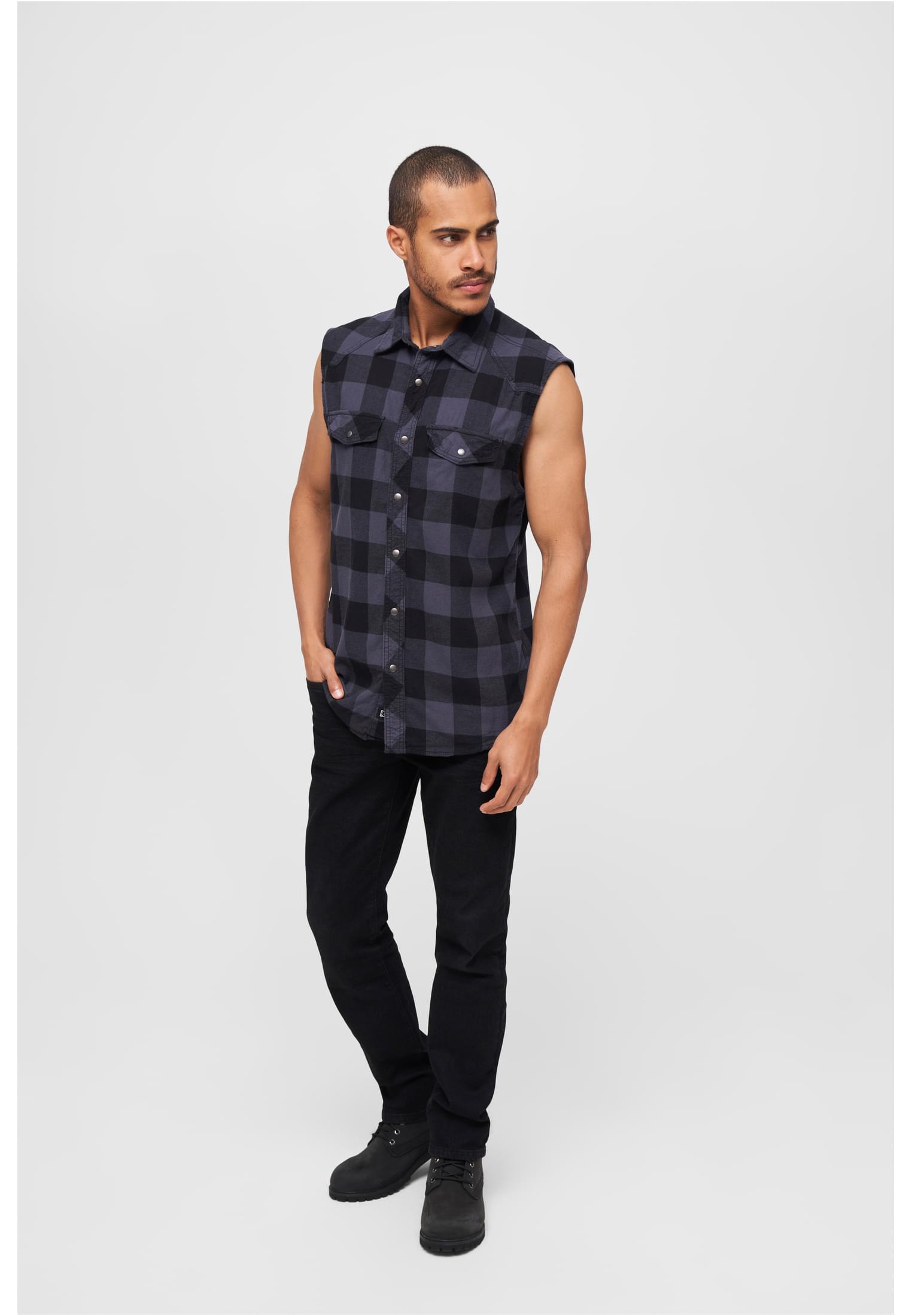 B Checkshirt Sleeveless - workoutbrands.com