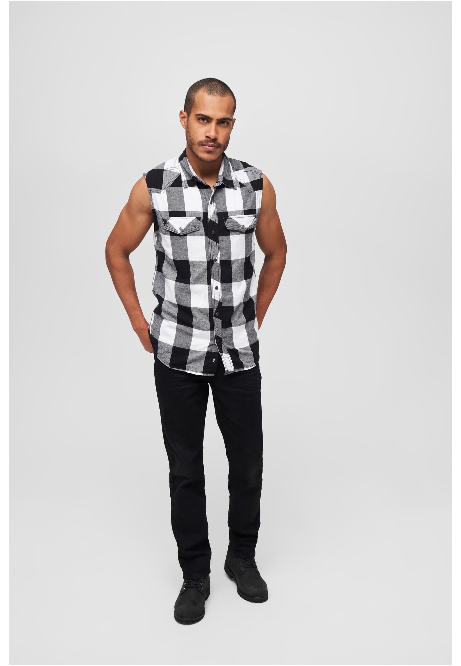 B Checkshirt Sleeveless - workoutbrands.com