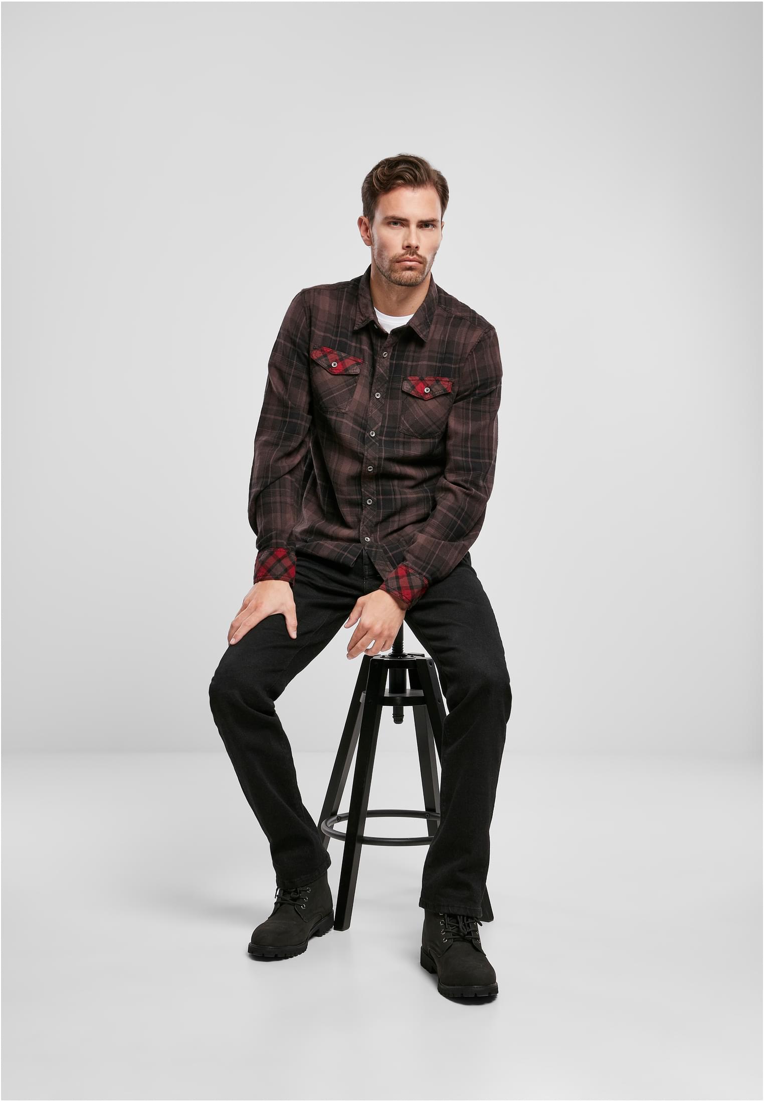 B Duncan Checked Shirt - workoutbrands.com