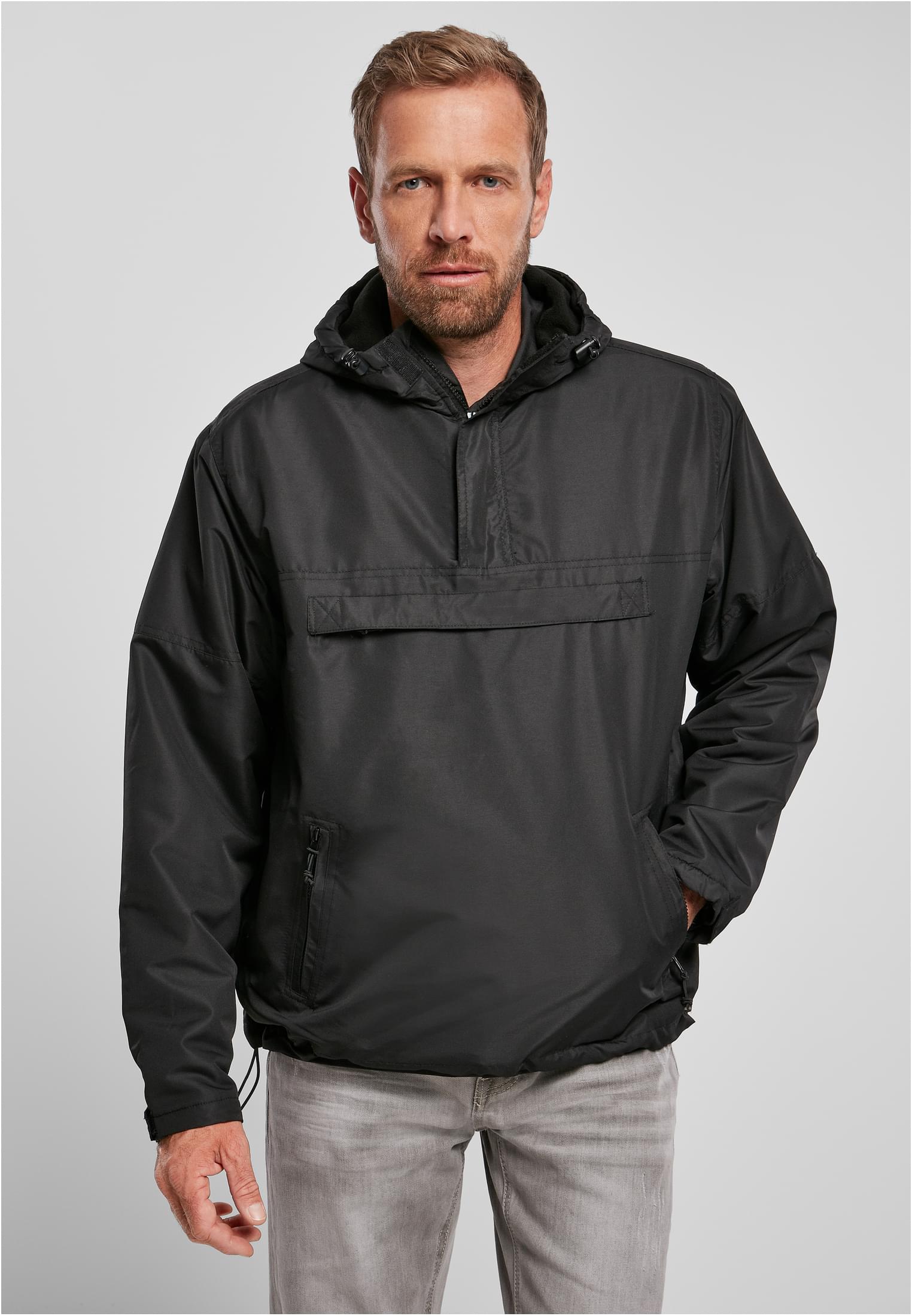 B Fleece Pull Over Windbreaker - workoutbrands.com