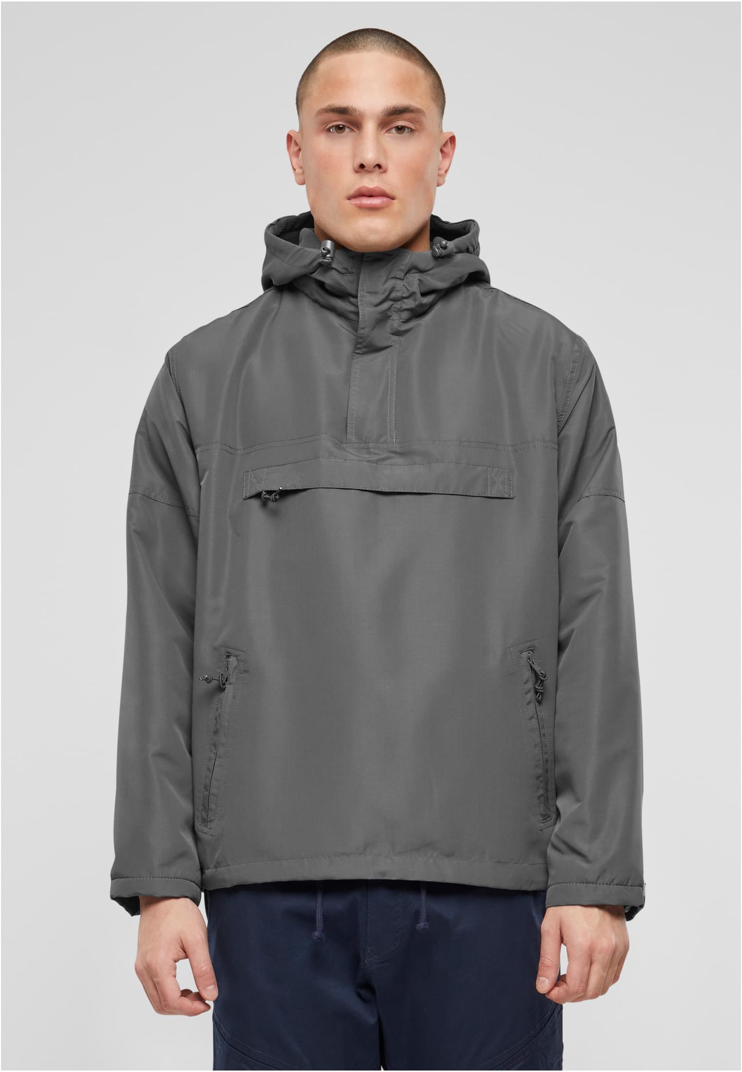 B Fleece Pull Over Windbreaker - workoutbrands.com