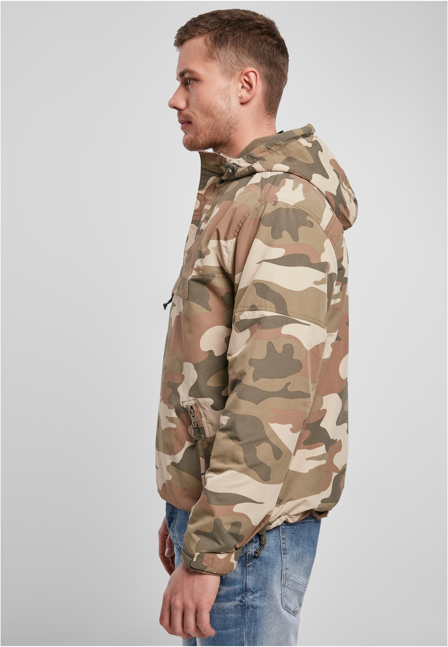 B Fleece Pull Over Windbreaker - workoutbrands.com