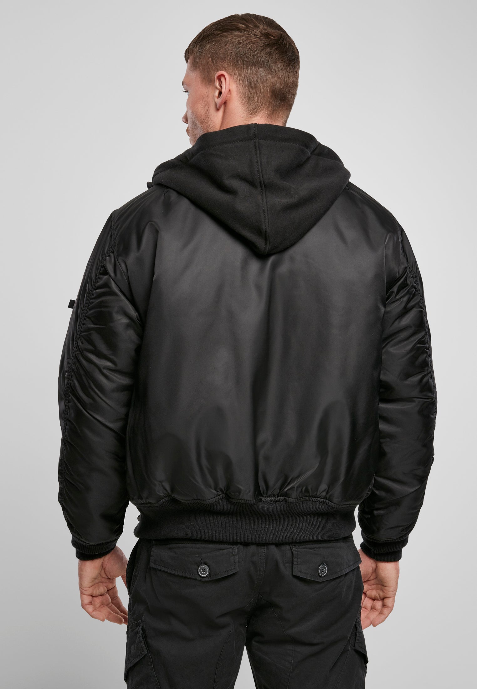 B Hooded MA1 Bomber Jacket - workoutbrands.com
