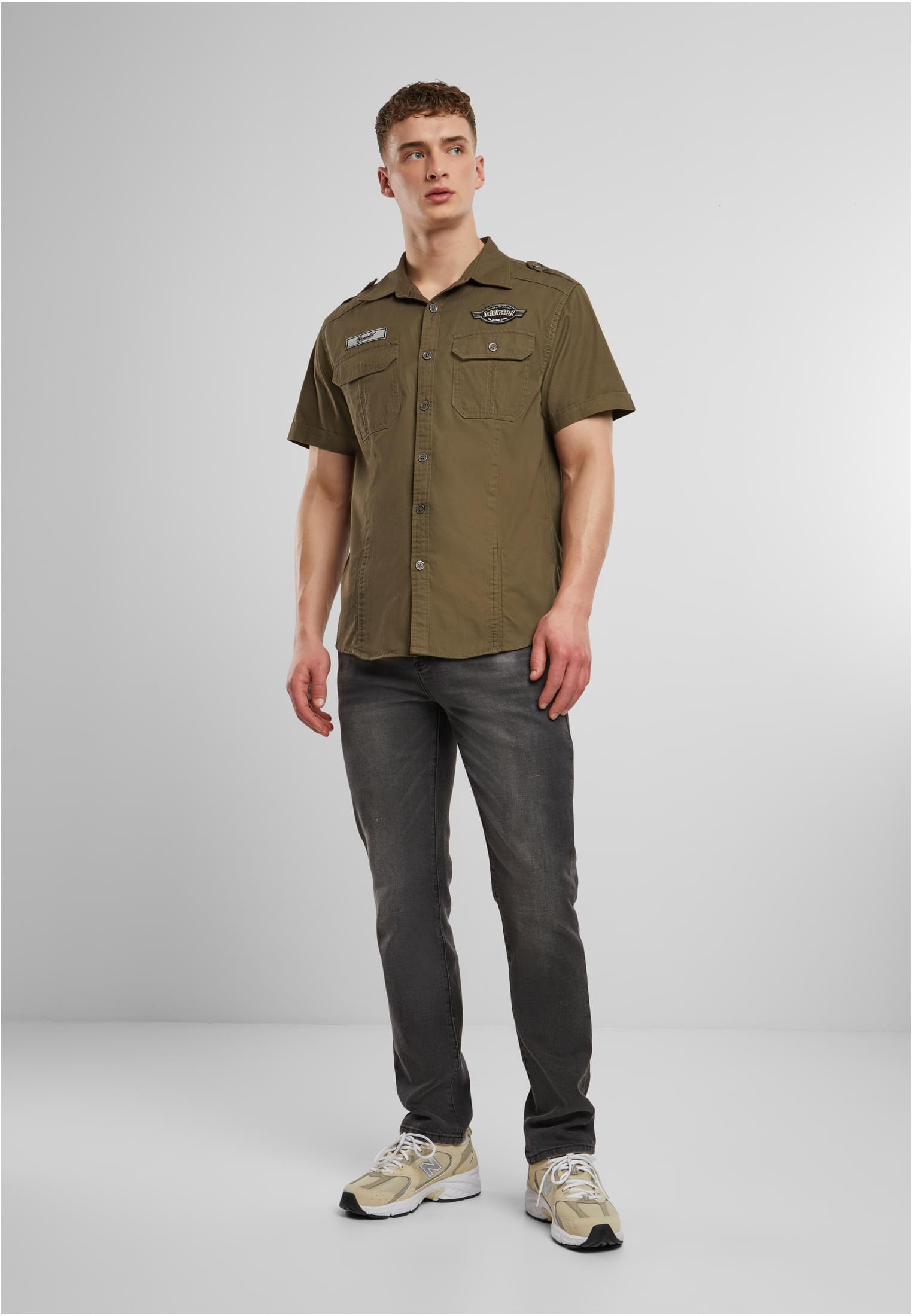 B Luis Vintage Shirt Short Sleeve - workoutbrands.com