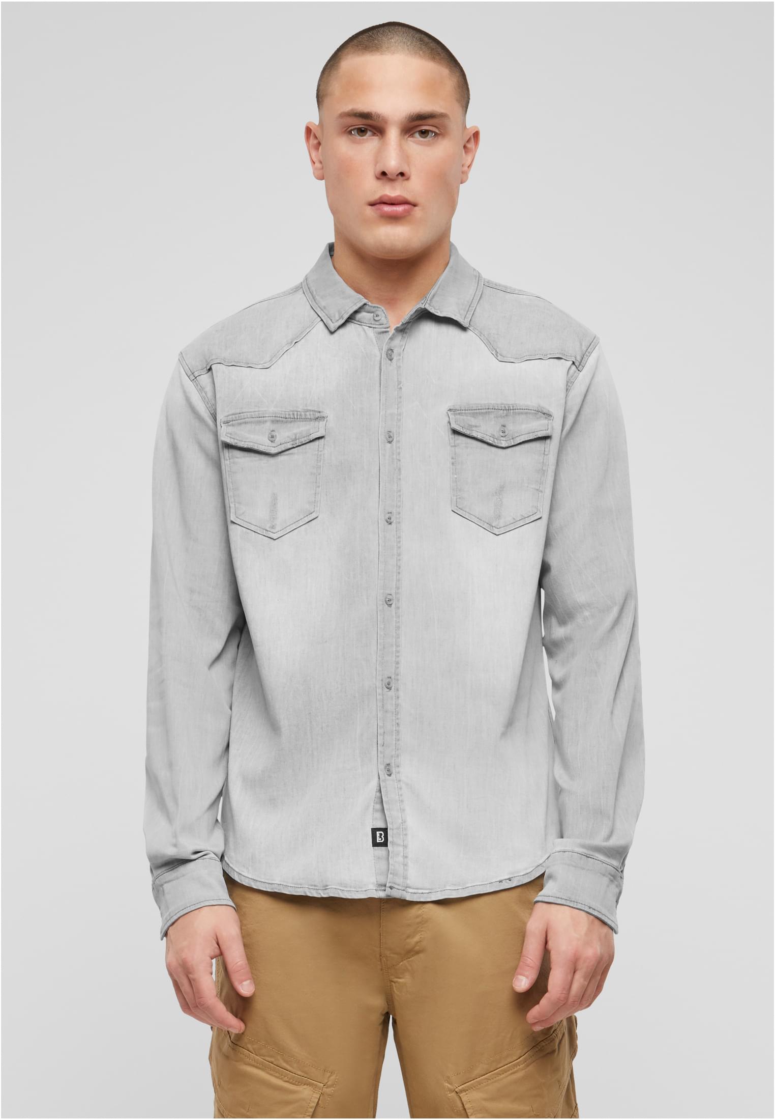 B Riley Denim Shirt - workoutbrands.com
