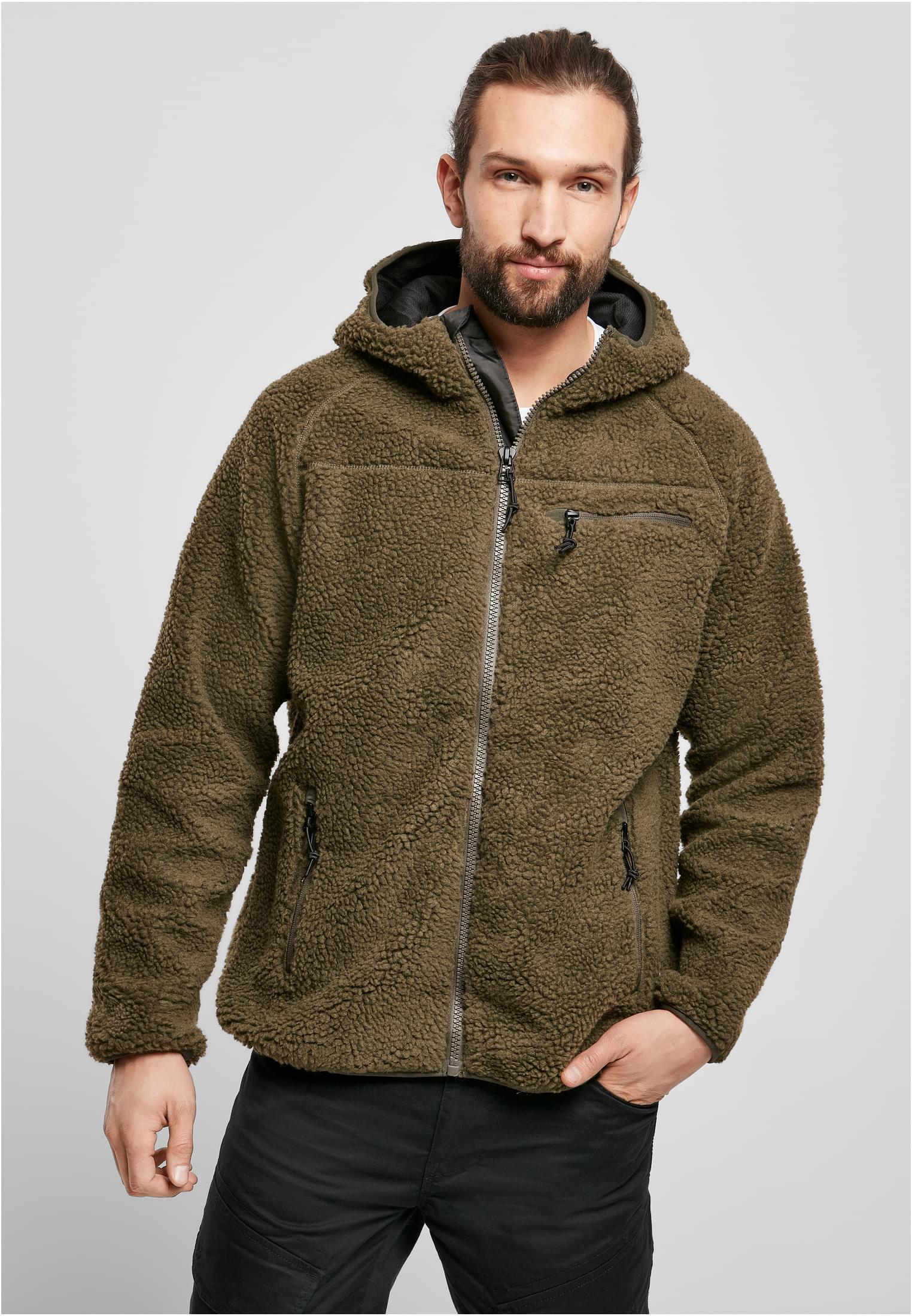 B Teddyfleece Worker Jacket - workoutbrands.com
