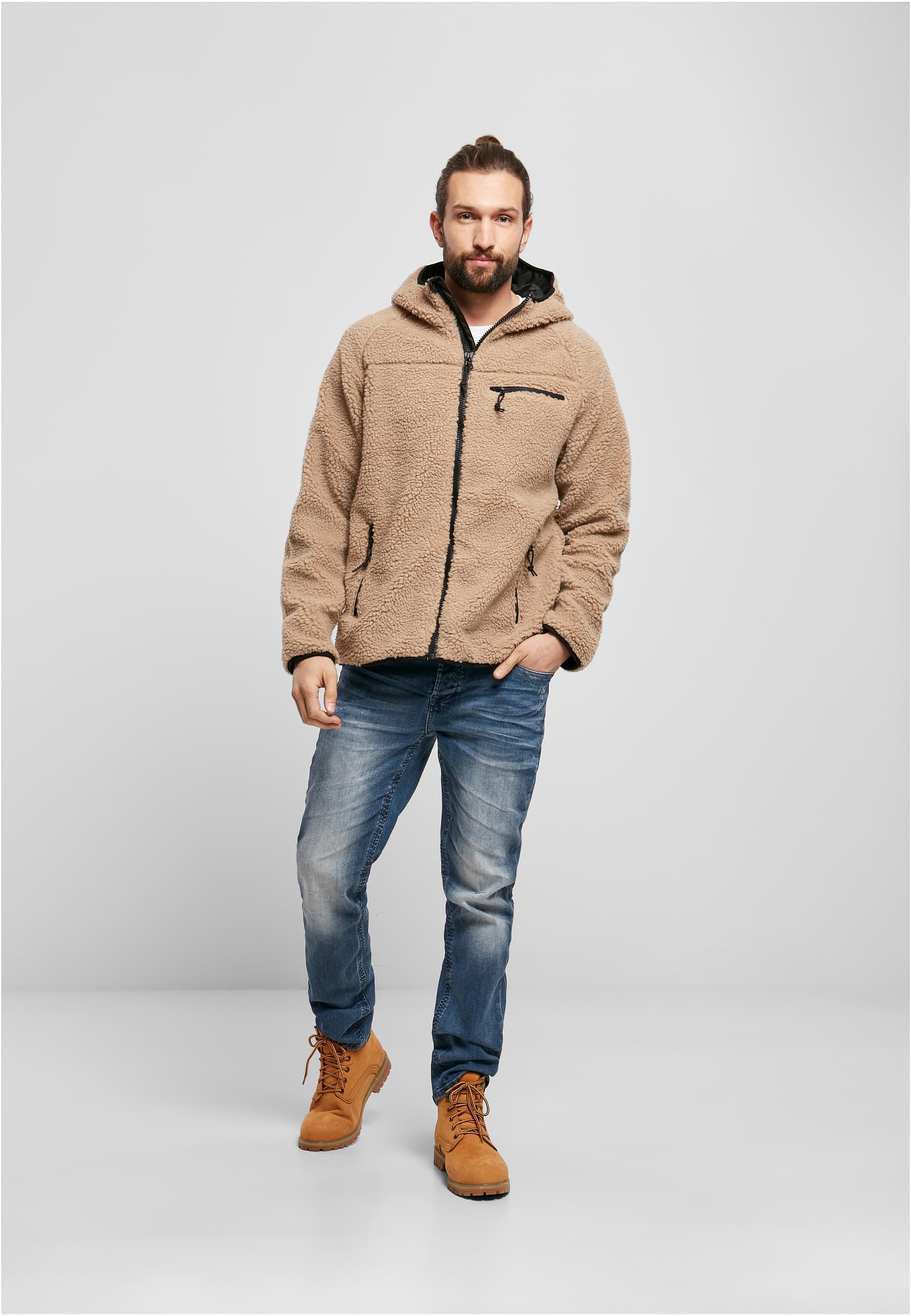 B Teddyfleece Worker Jacket - workoutbrands.com